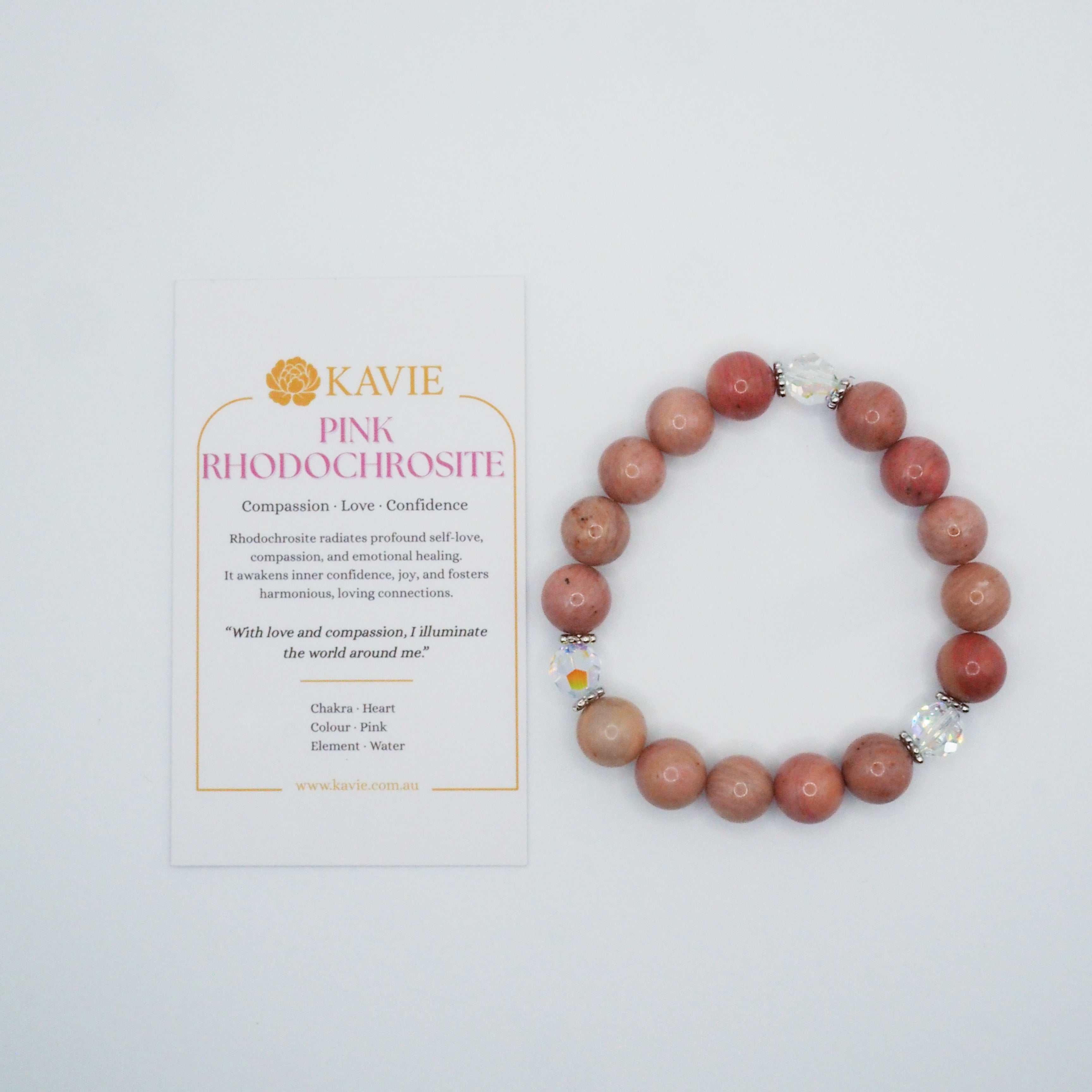 Pink Rhodochrosite | Bracelet