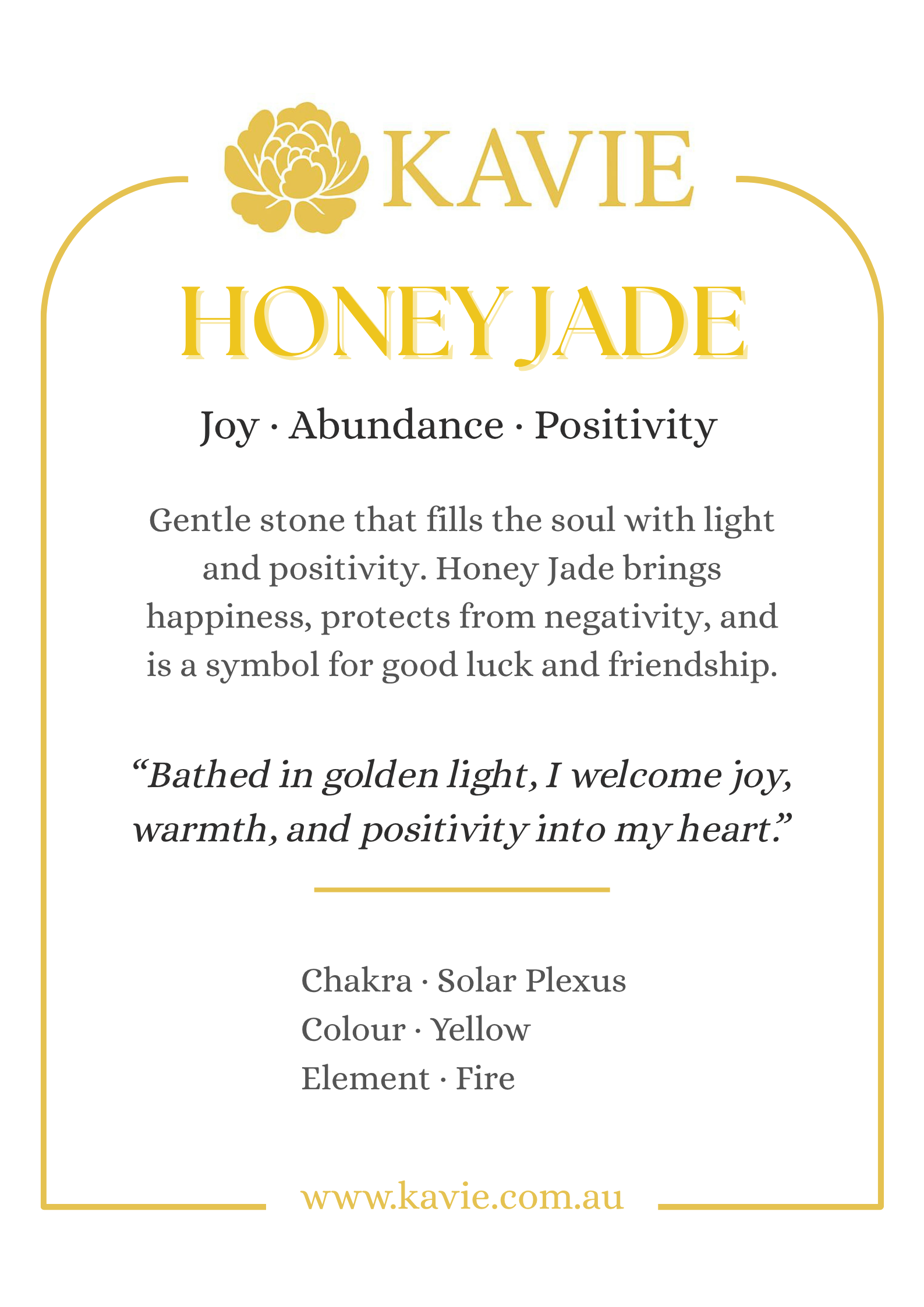 Honey Jade | Bracelet