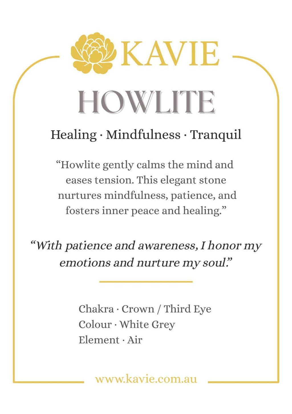 Howlite | Bracelet