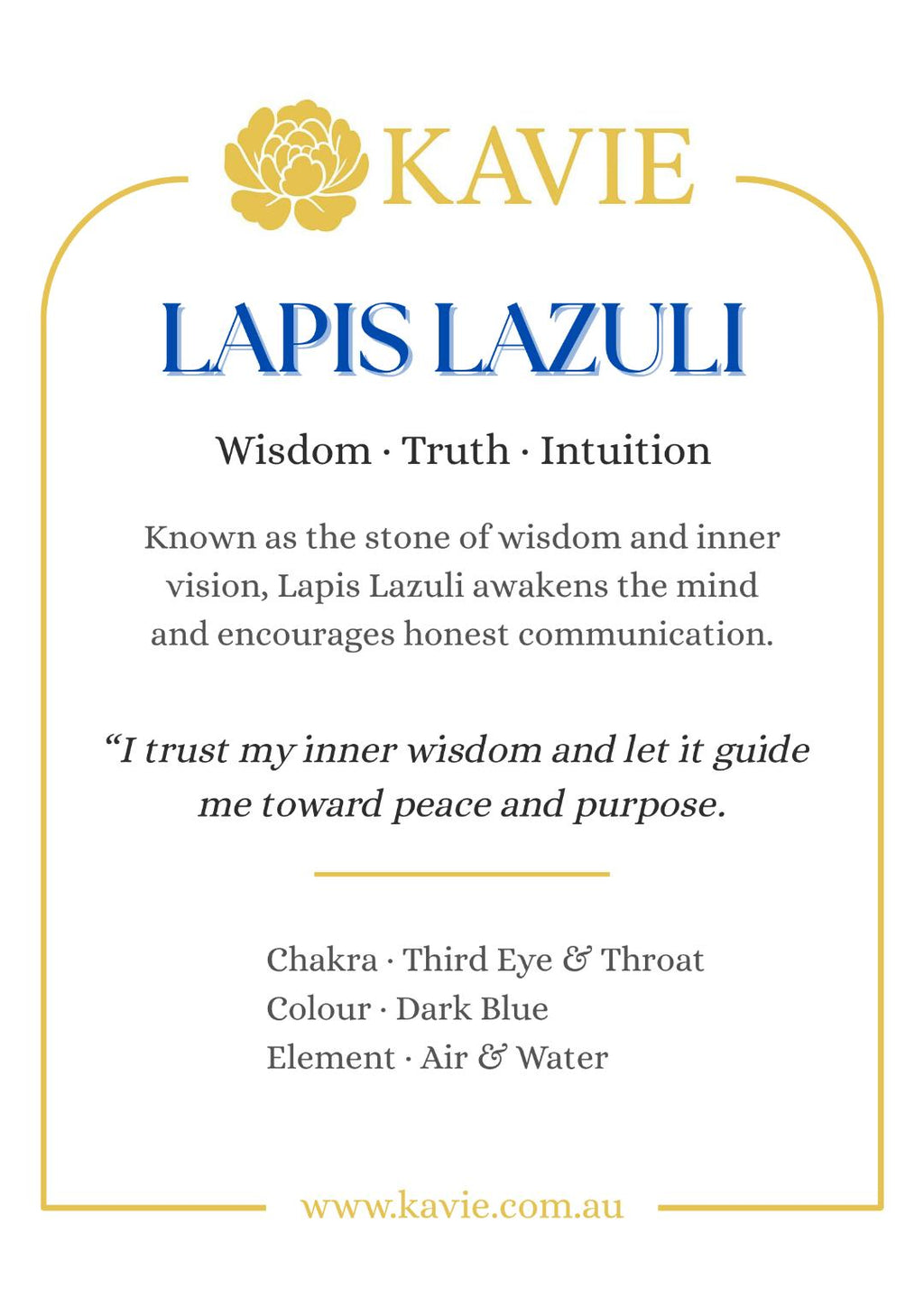 Lapis Lazuli | Bracelet