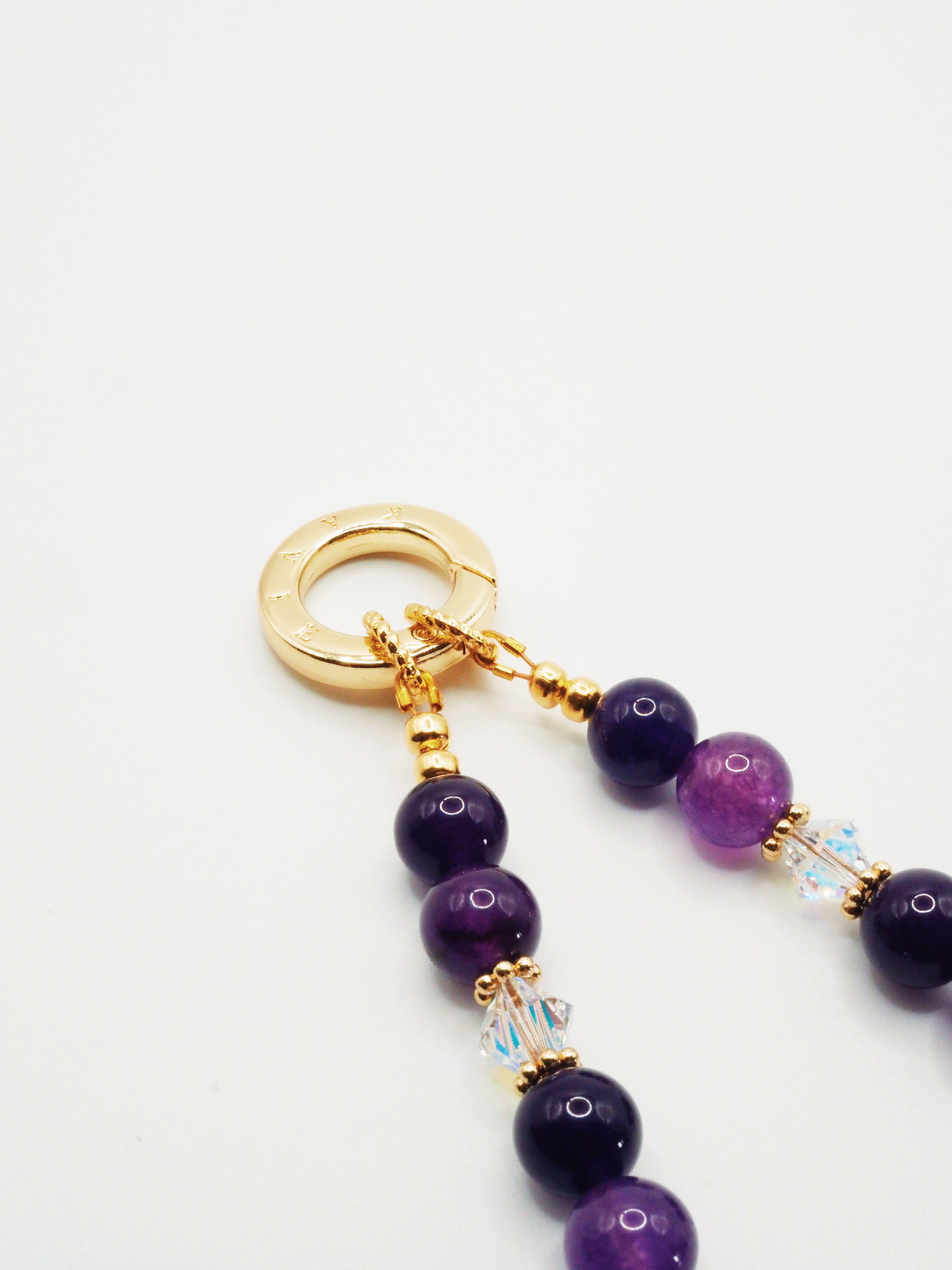 Amethyst | Phone Chain Wrist Strap