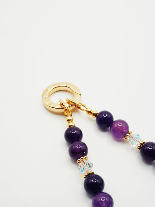 Amethyst | Phone Chain Wrist Strap