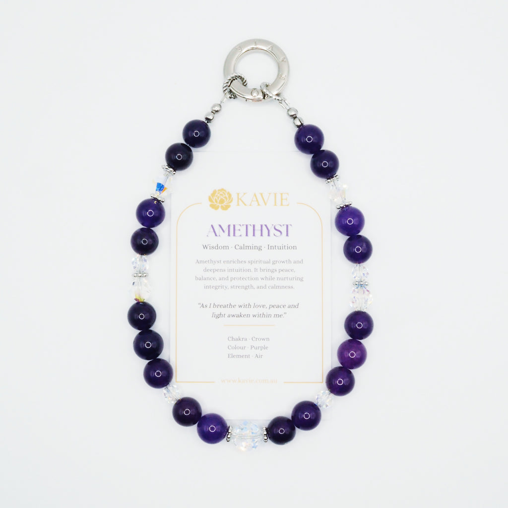 Amethyst | Phone Chain Wrist Strap