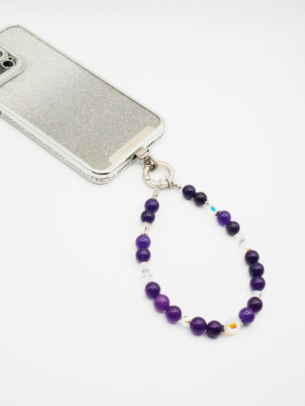 Amethyst | Phone Chain Wrist Strap