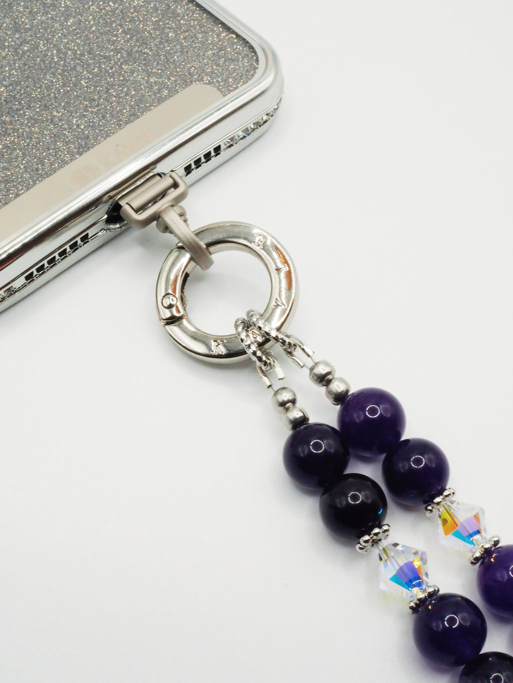 Amethyst | Phone Chain Wrist Strap