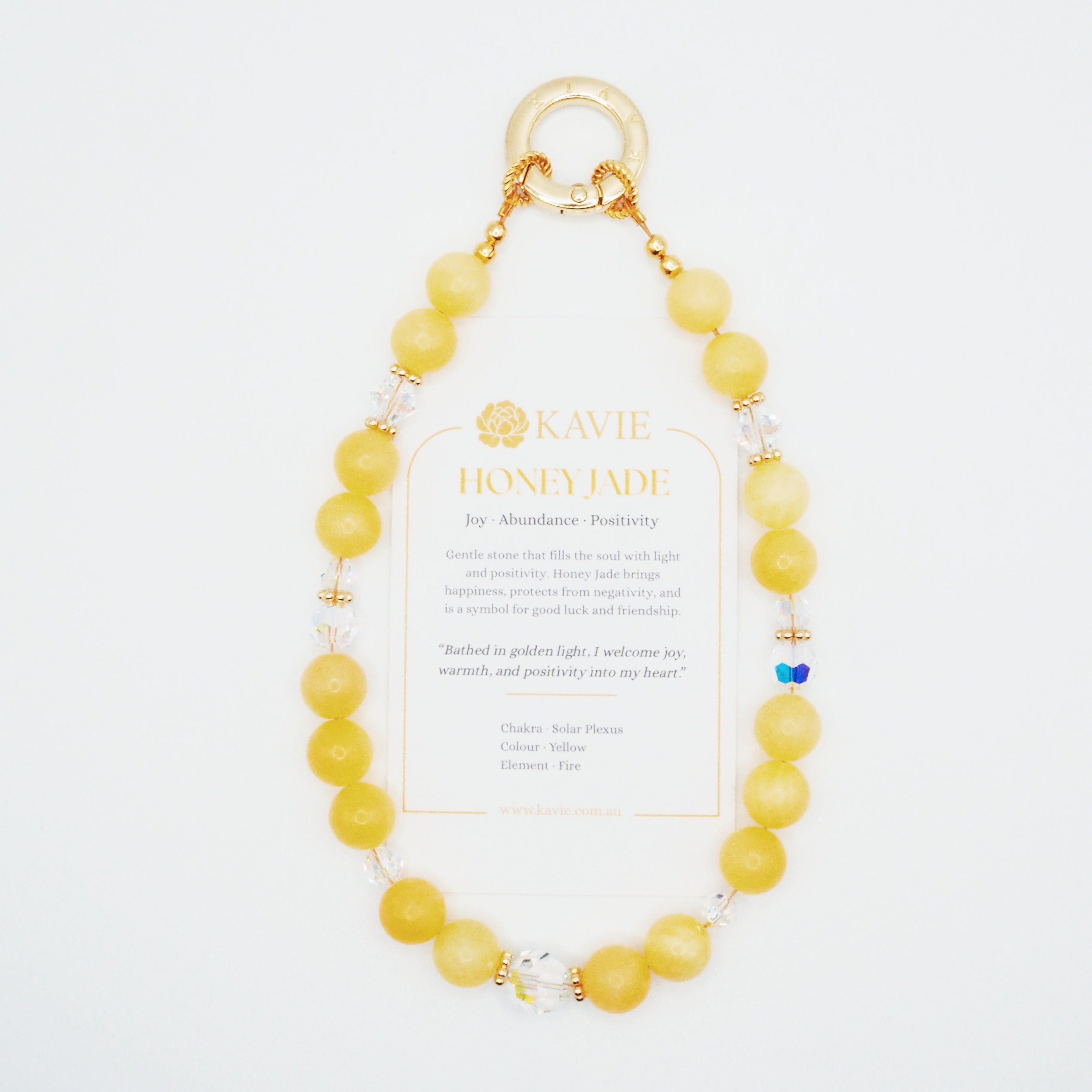 Honey Jade | Phone Chain Wrist Strap