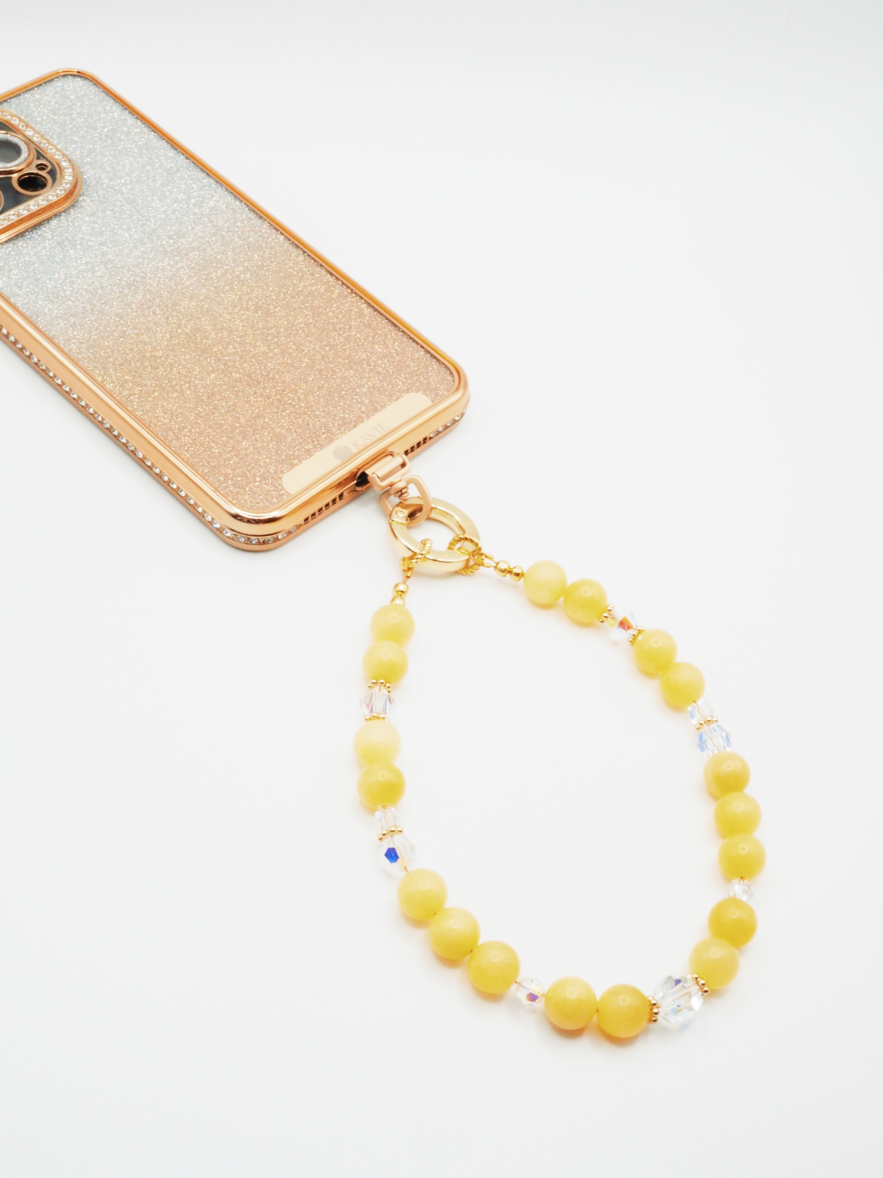 Honey Jade | Phone Chain Wrist Strap