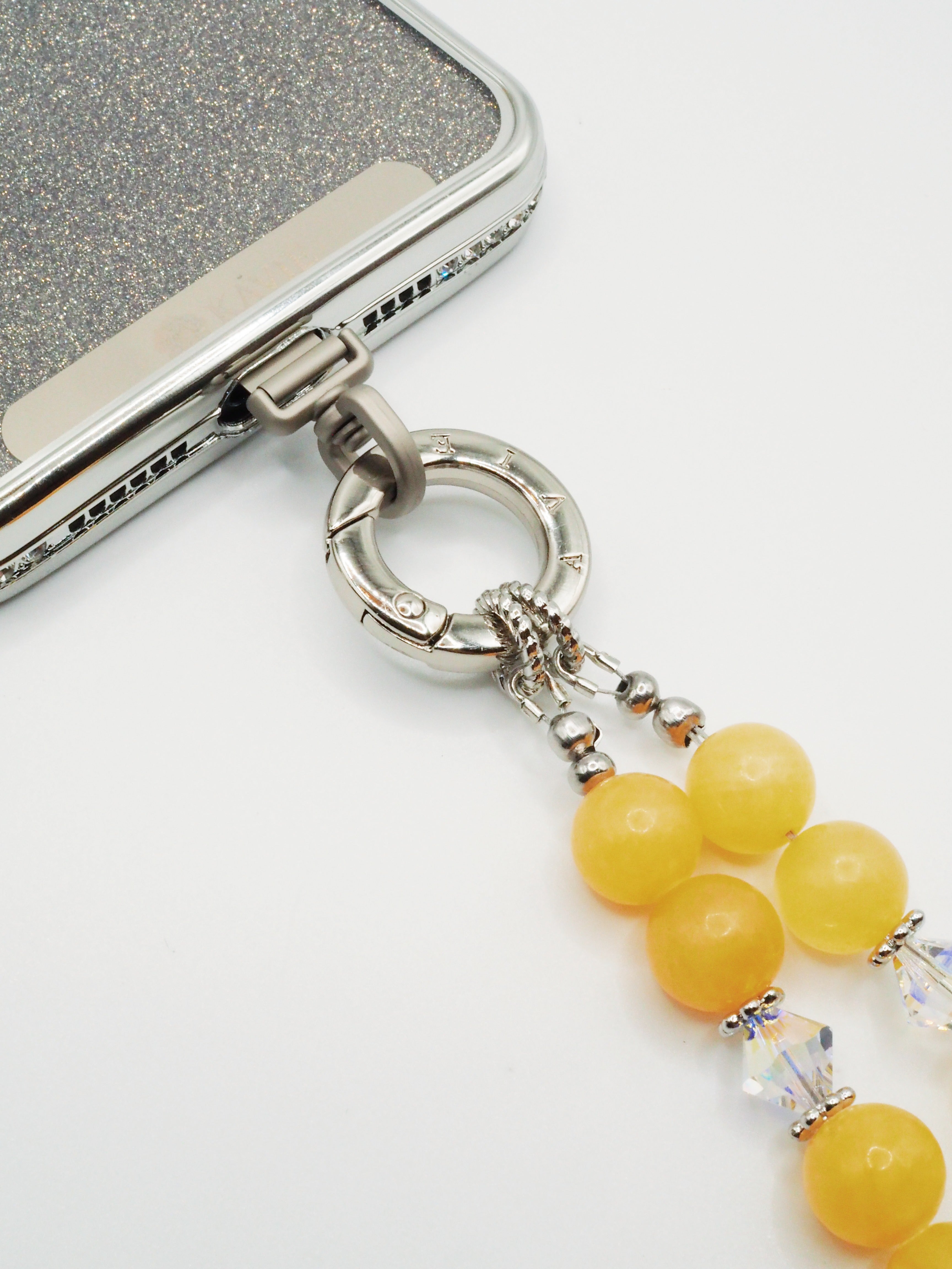 Honey Jade | Phone Chain Wrist Strap