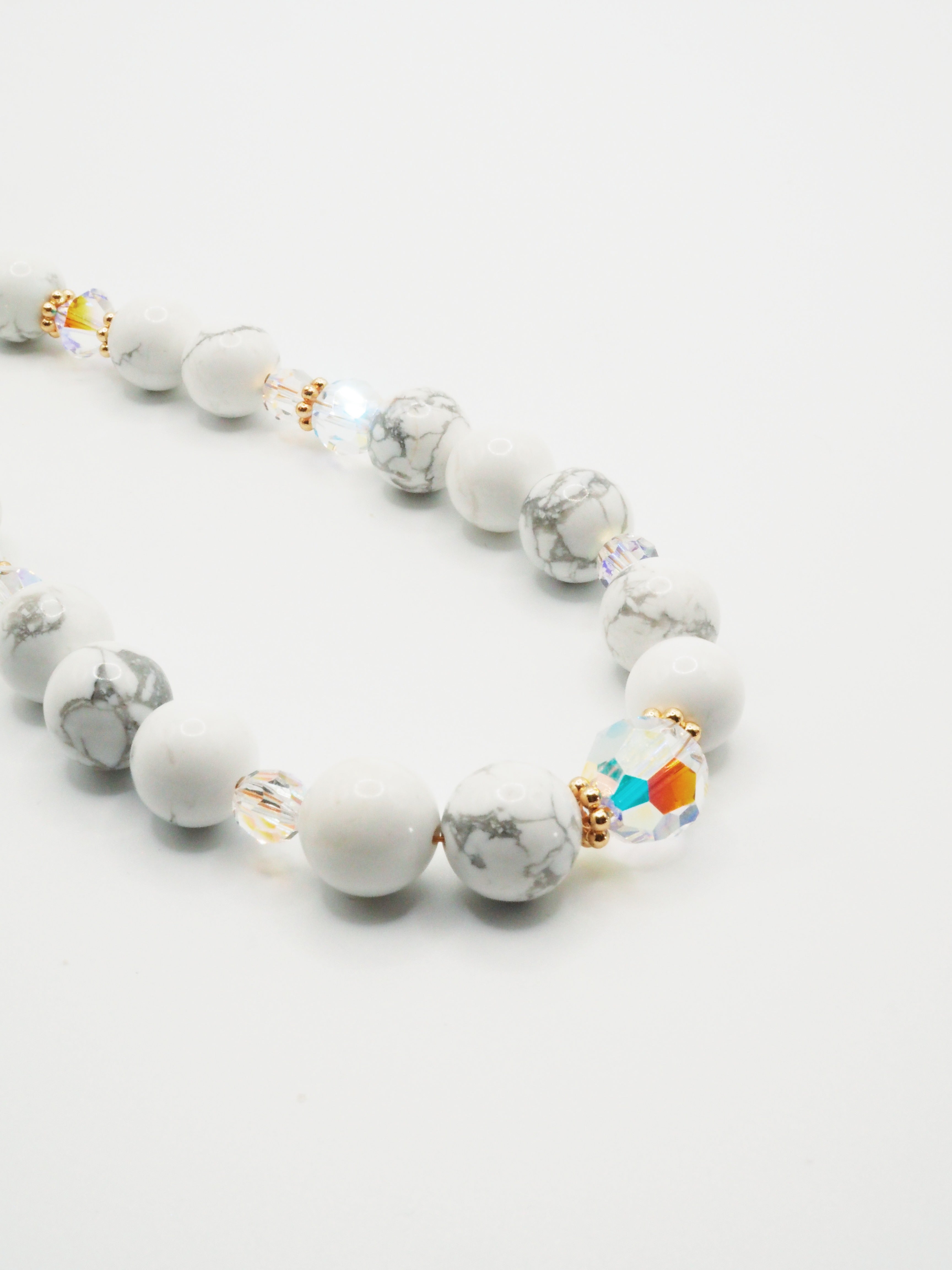 Howlite | Phone Chain Wrist Strap