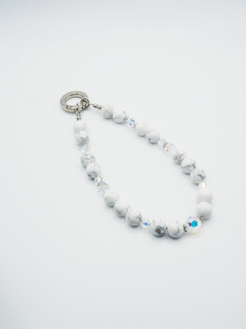 Howlite | Phone Chain Wrist Strap