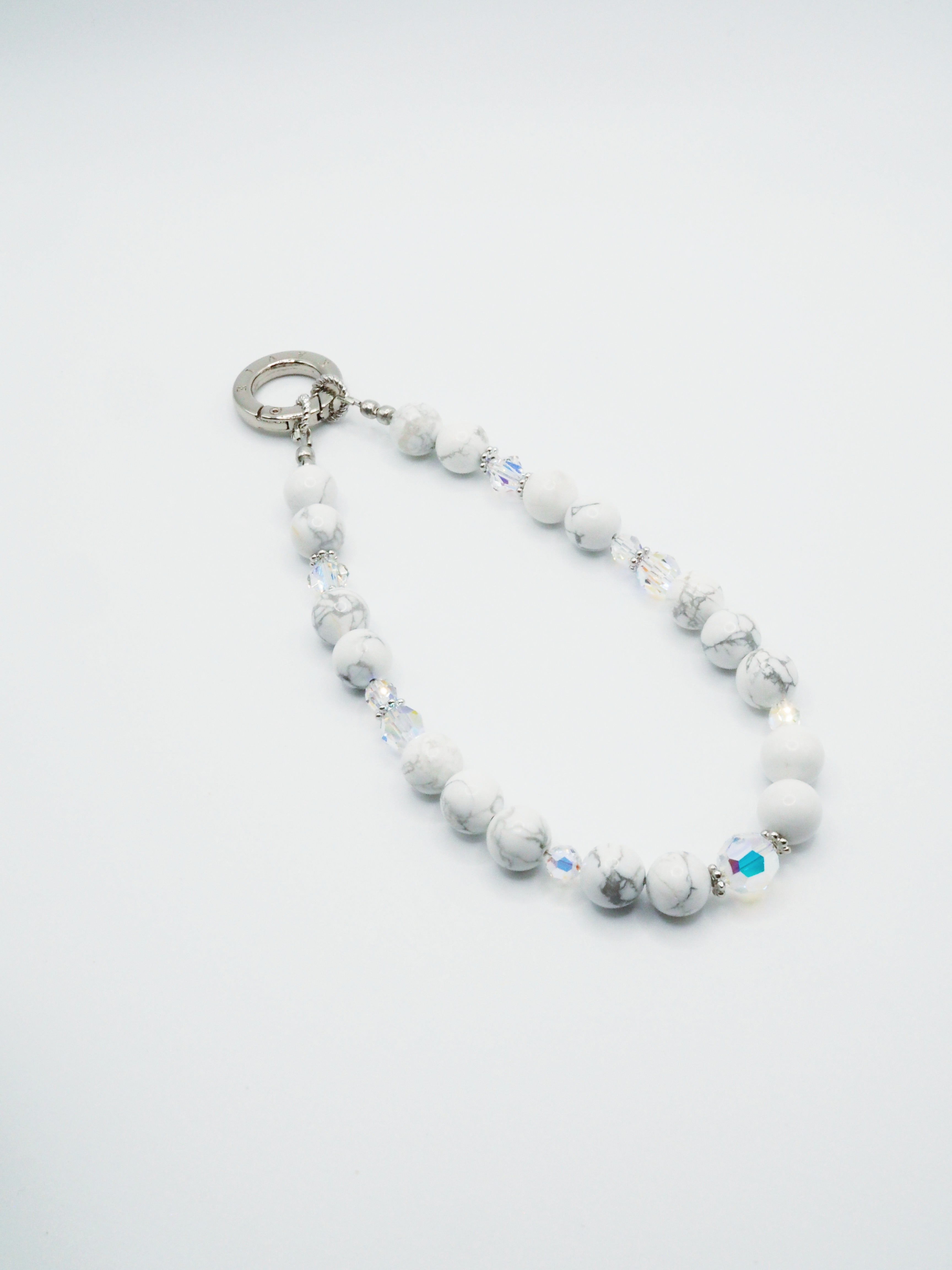 Howlite | Phone Chain Wrist Strap