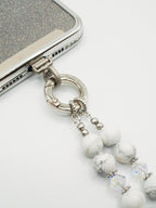 Howlite | Phone Chain Wrist Strap