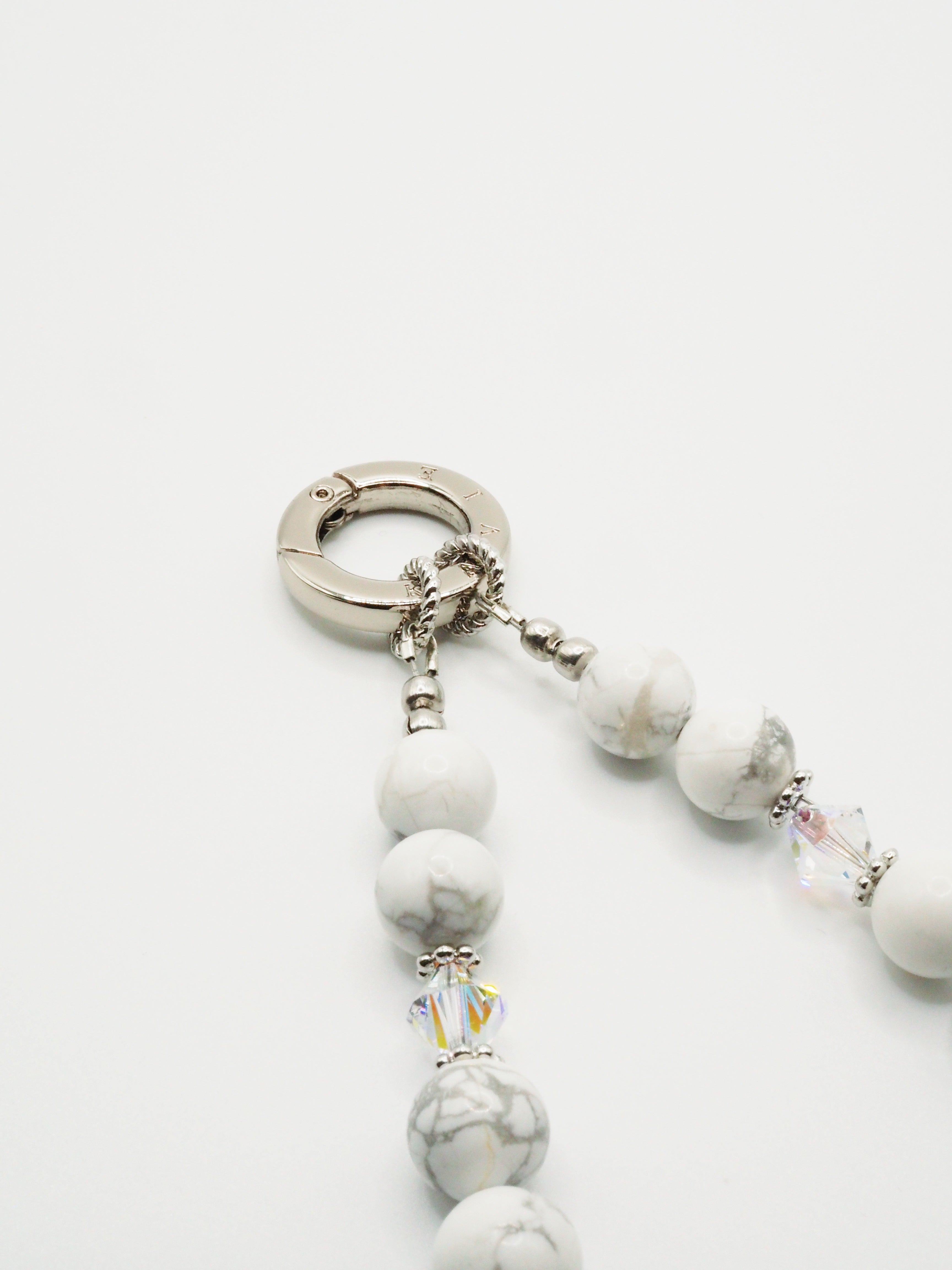 Howlite | Phone Chain Wrist Strap