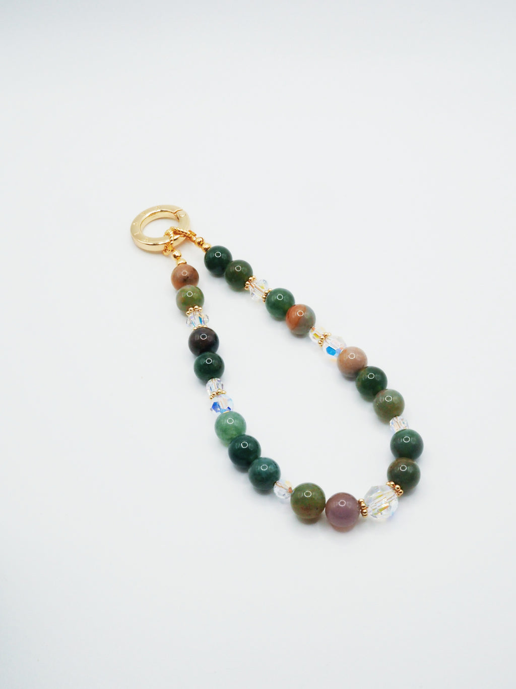 Indian Agate | Phone Chain Wrist Strap