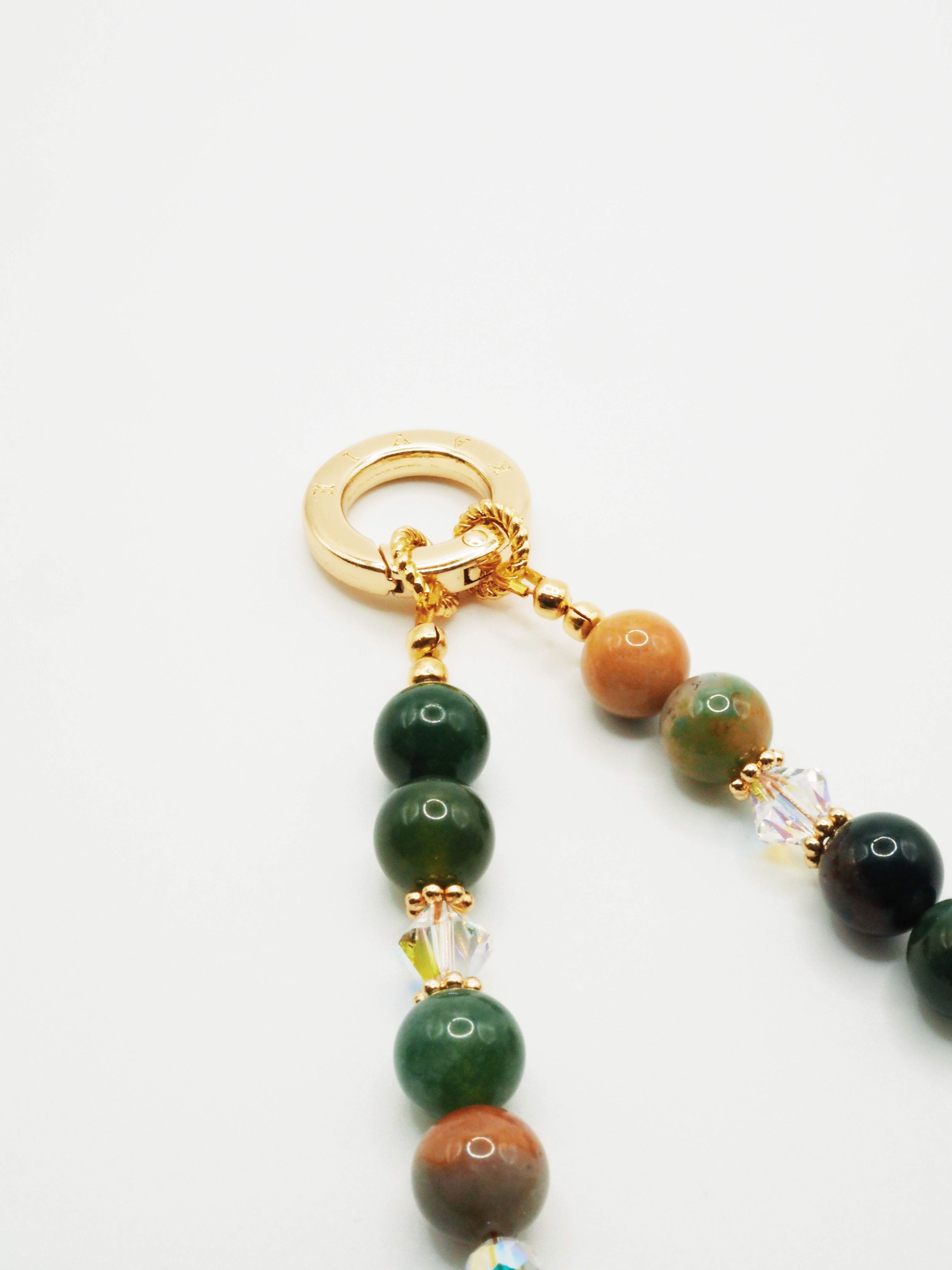 Indian Agate | Phone Chain Wrist Strap