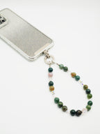 Indian Agate | Phone Chain Wrist Strap