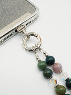 Indian Agate | Phone Chain Wrist Strap
