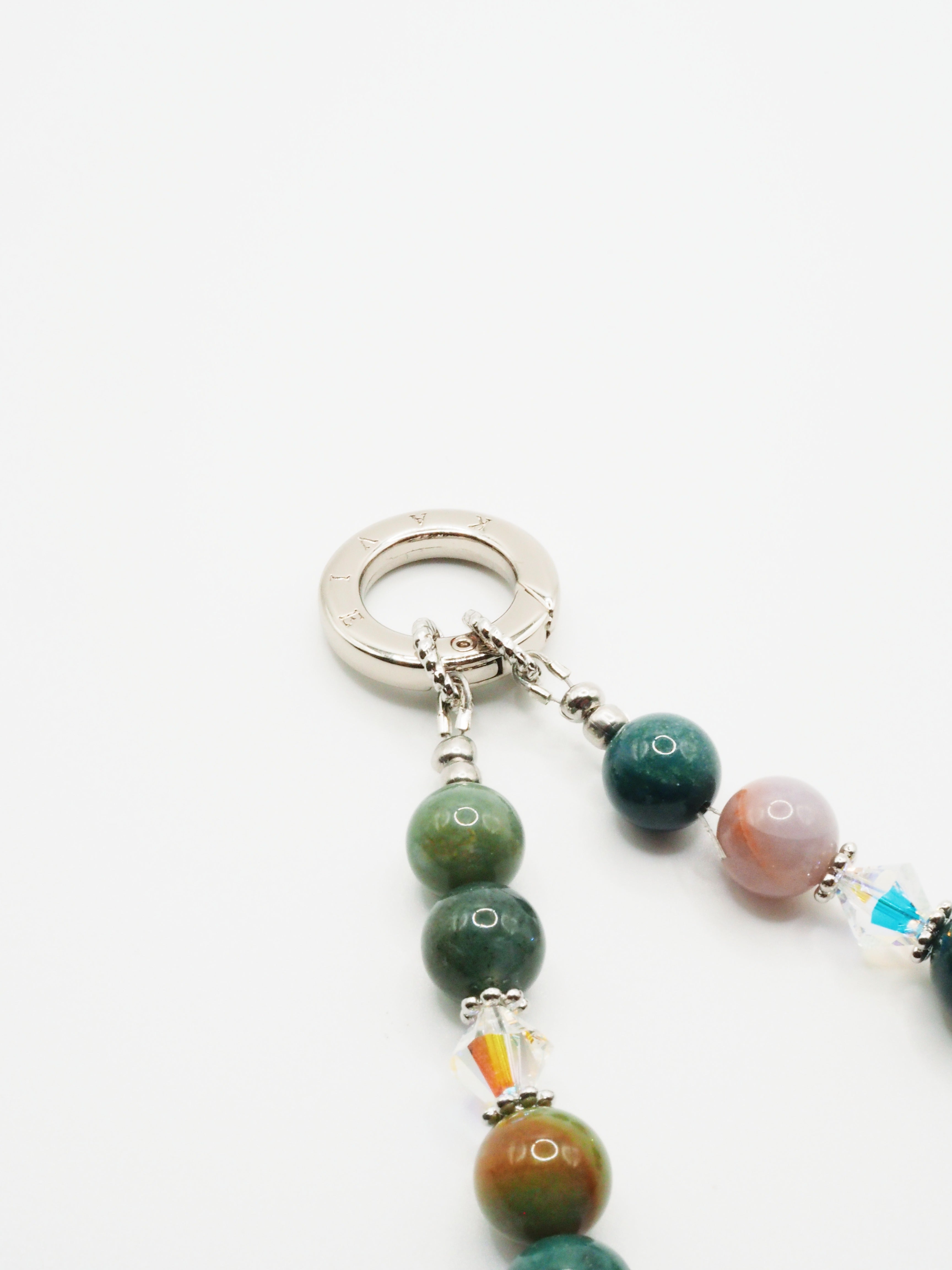 Indian Agate | Phone Chain Wrist Strap