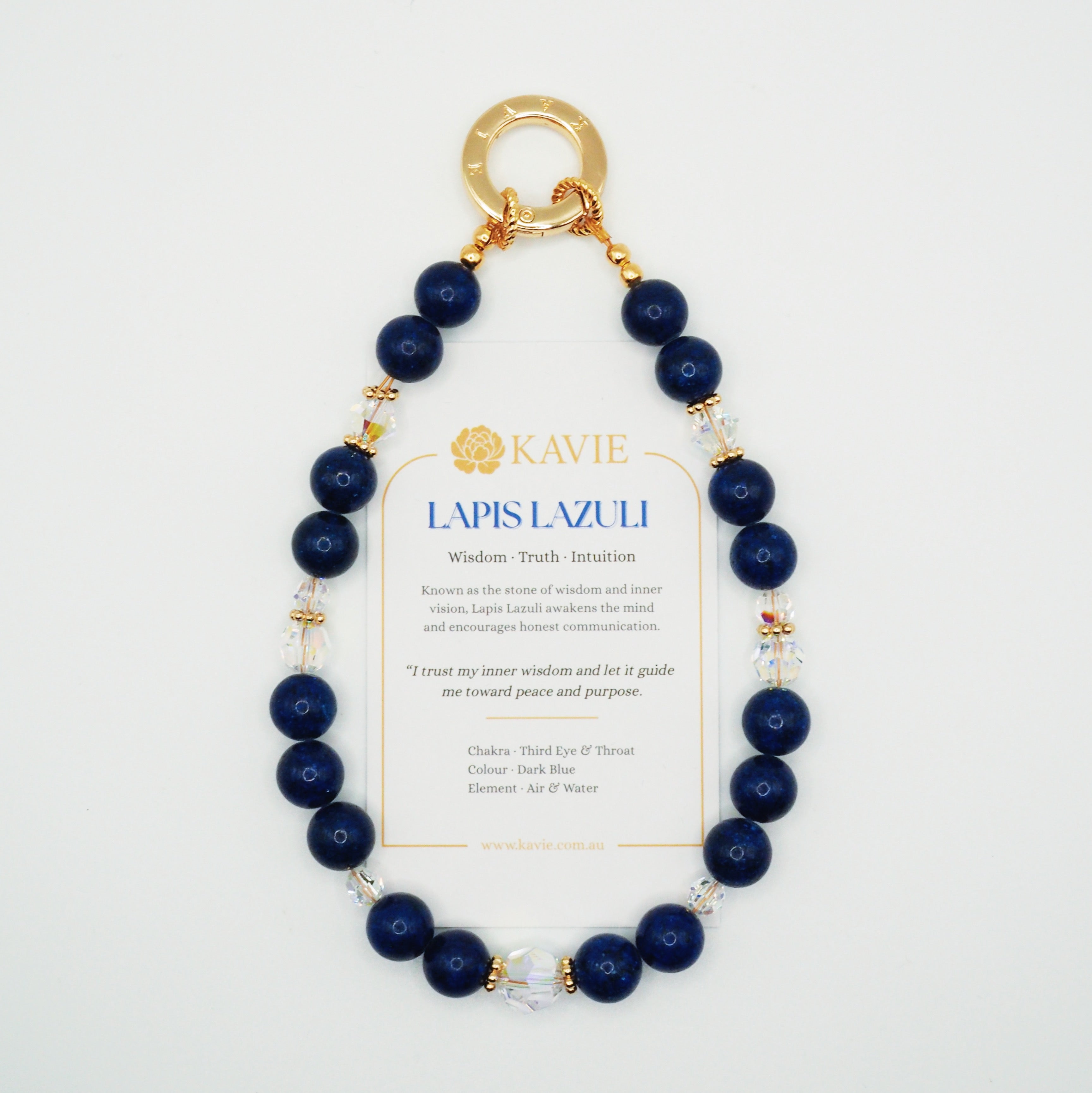 Lapis Lazuli | Phone Chain Wrist Strap