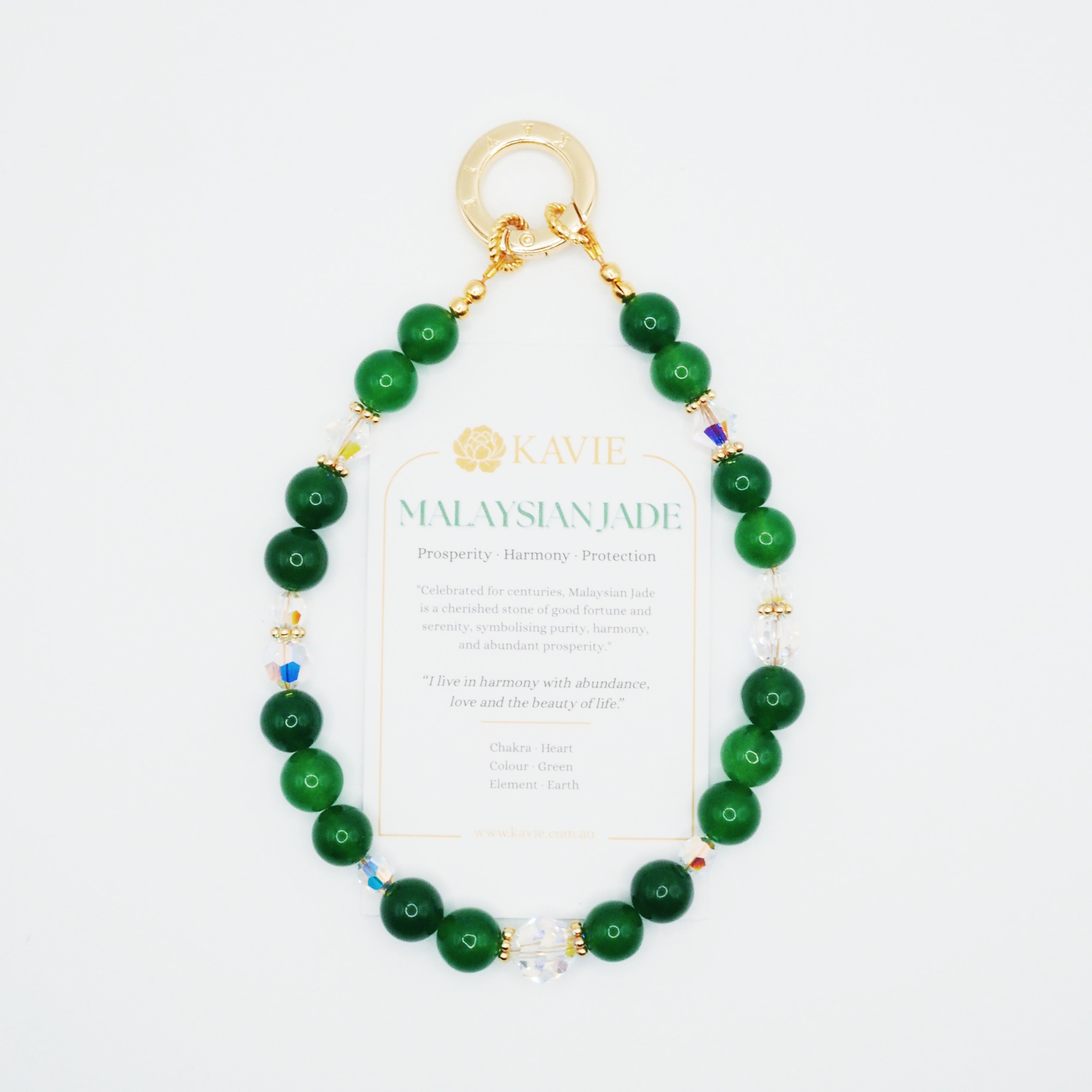 Malaysian Jade | Phone Chain Wrist Strap
