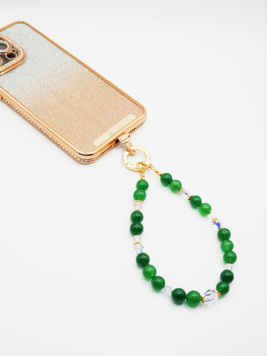 Malaysian Jade | Phone Chain Wrist Strap