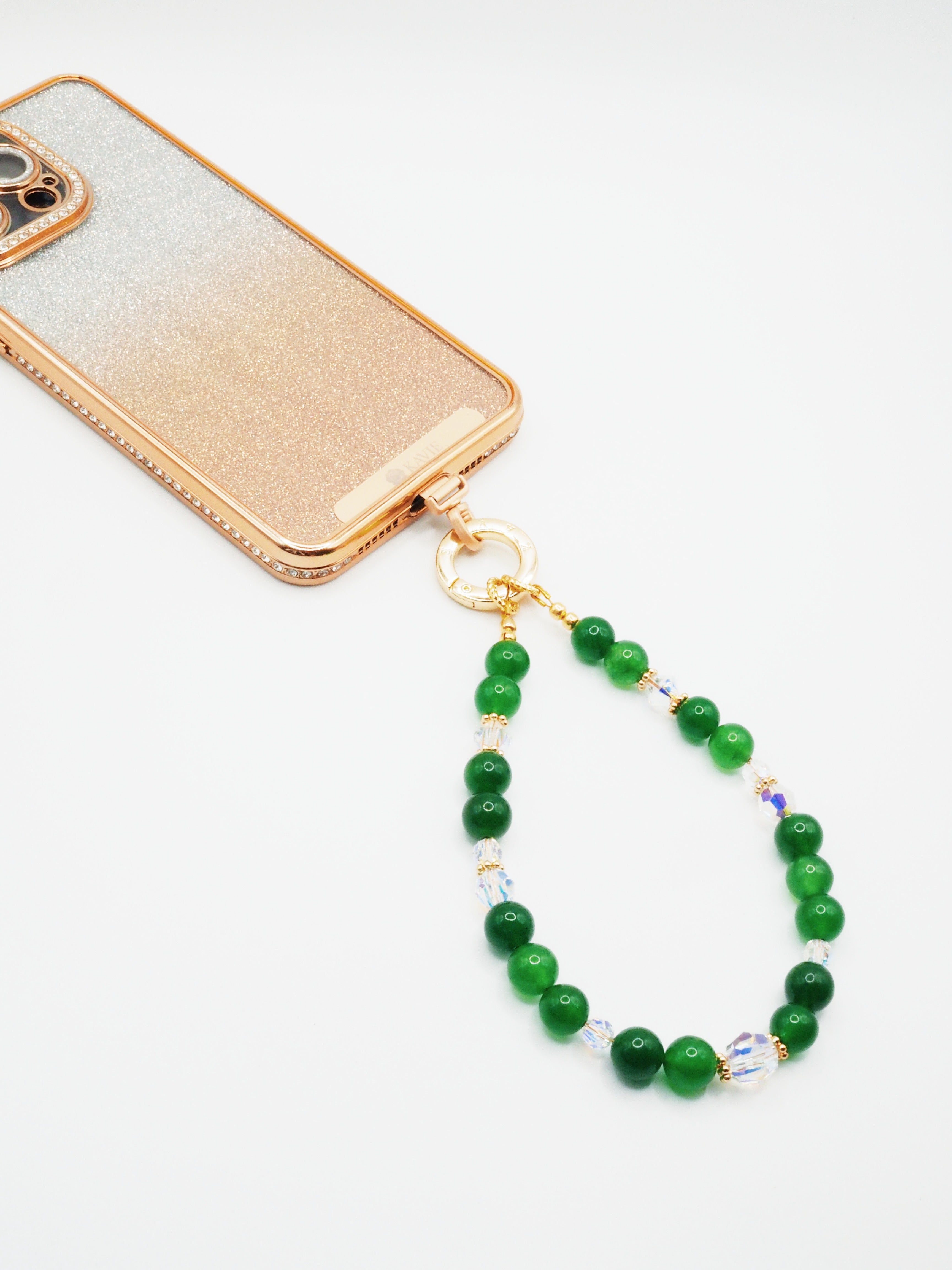 Malaysian Jade | Phone Chain Wrist Strap