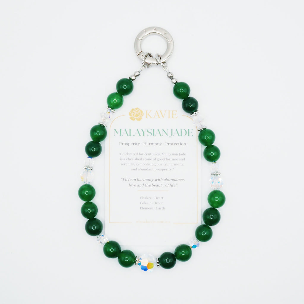 Malaysian Jade | Phone Chain Wrist Strap