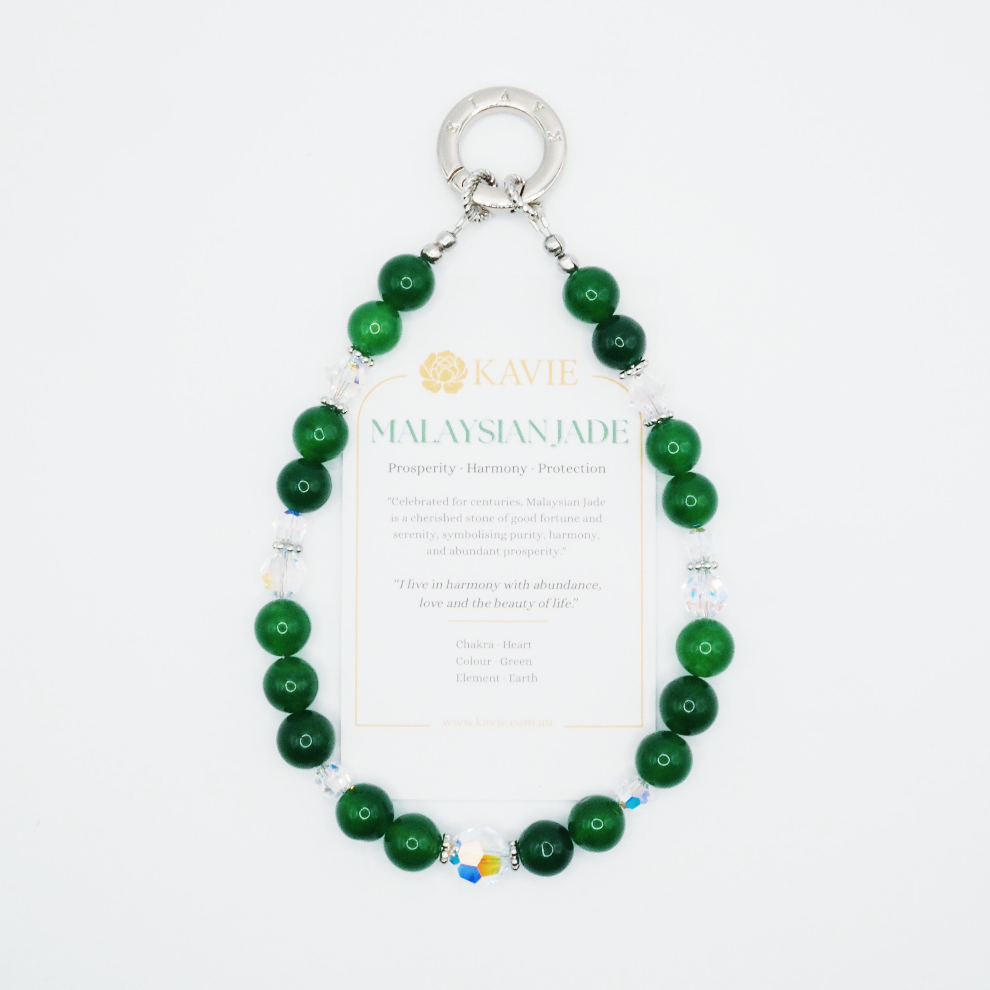 Malaysian Jade | Phone Chain Wrist Strap