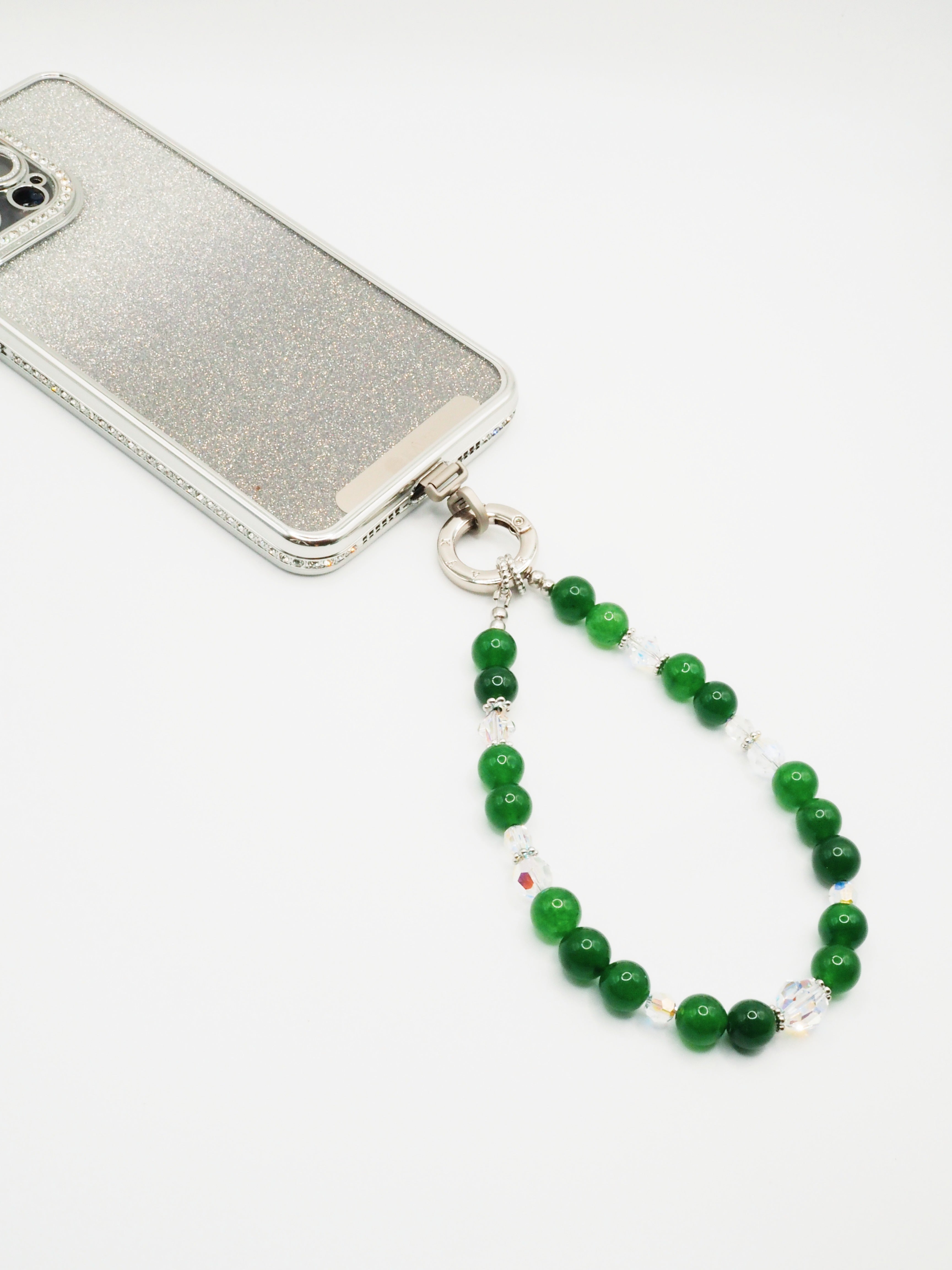 Malaysian Jade | Phone Chain Wrist Strap