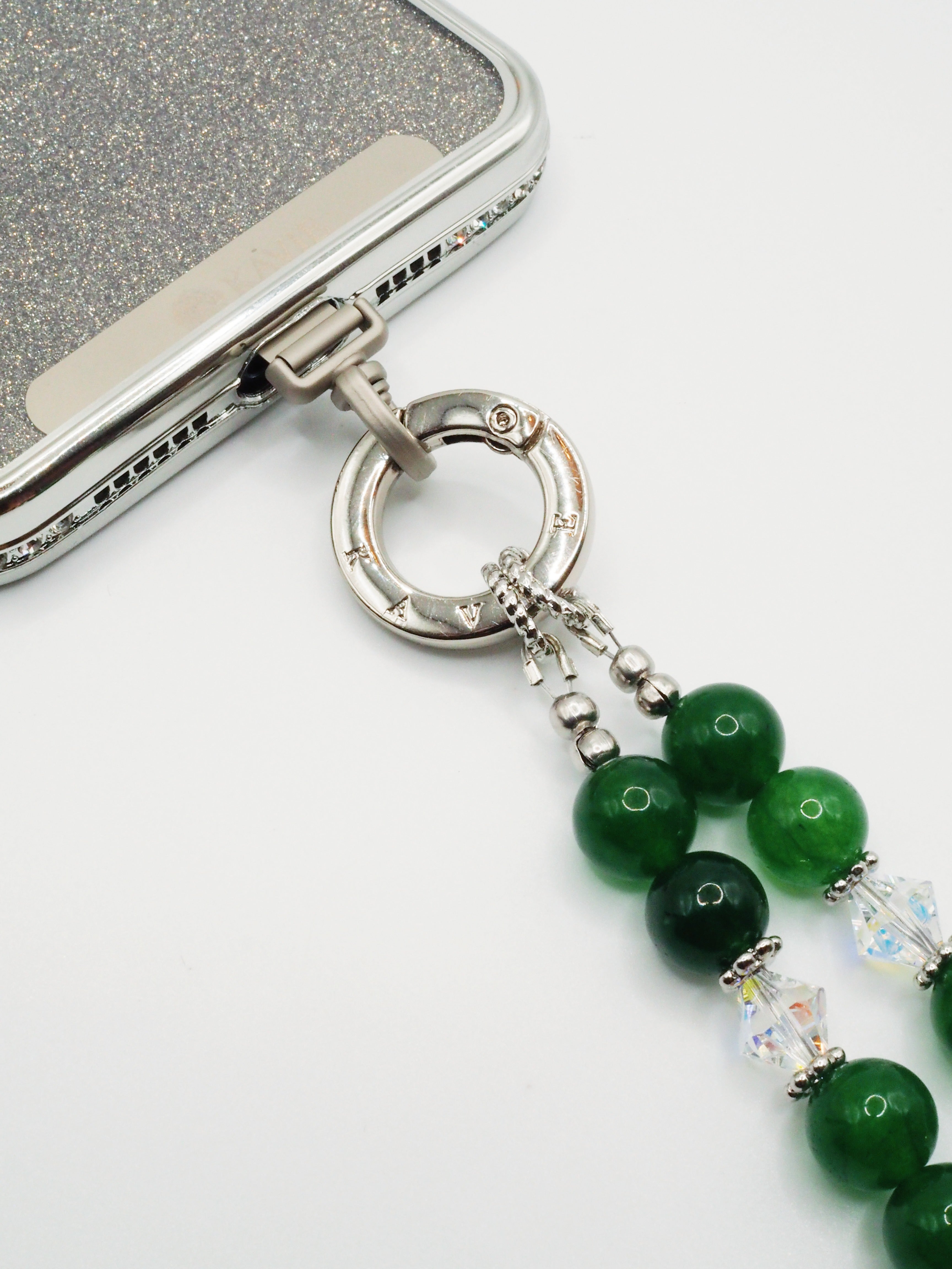 Malaysian Jade | Phone Chain Wrist Strap
