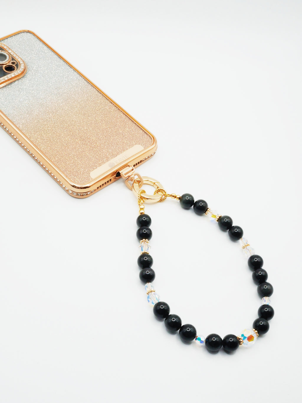 Obsidian | Phone Chain Wrist Strap