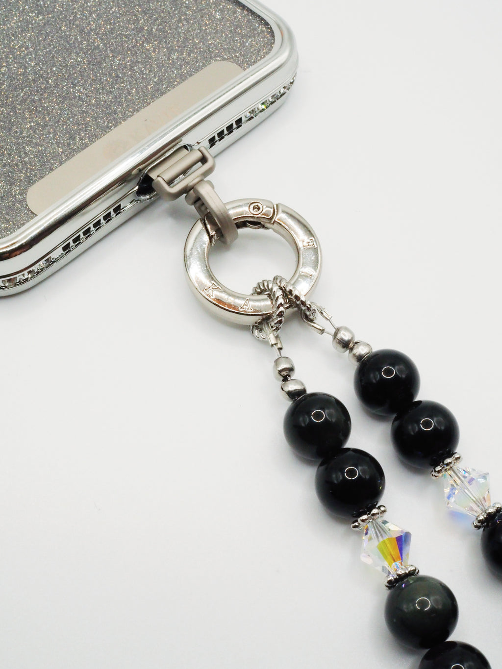 Obsidian | Phone Chain Wrist Strap