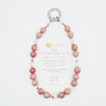 Pink Rhodochrosite | Phone Chain Wrist Strap
