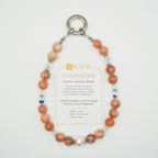 Red Moonstone | Phone Chain Wrist Strap