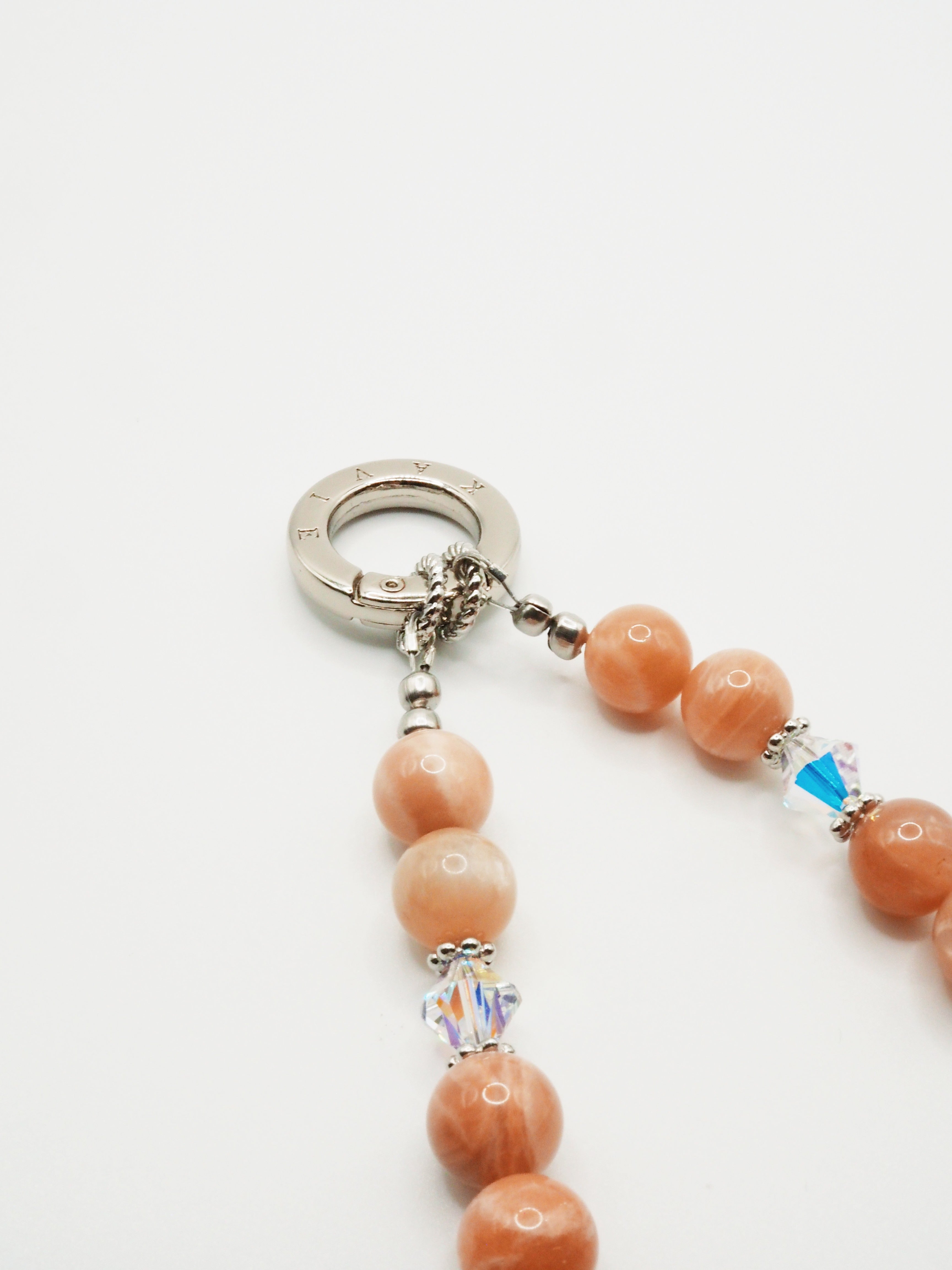 Red Moonstone | Phone Chain Wrist Strap