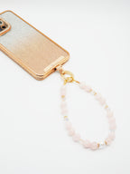 Rose Quartz | Phone Chain Wrist Strap