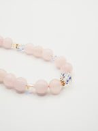 Rose Quartz | Phone Chain Wrist Strap