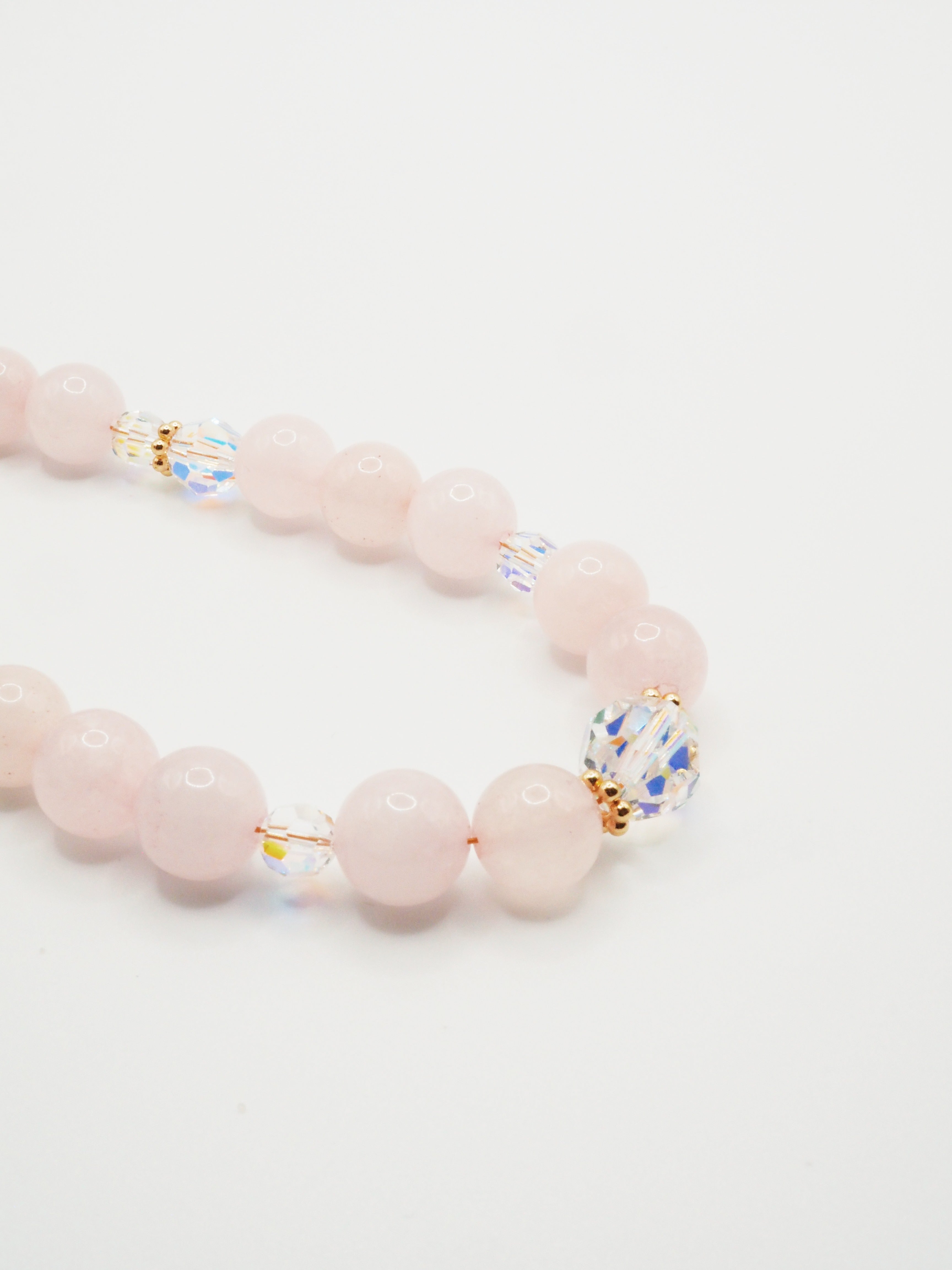 Rose Quartz | Phone Chain Wrist Strap