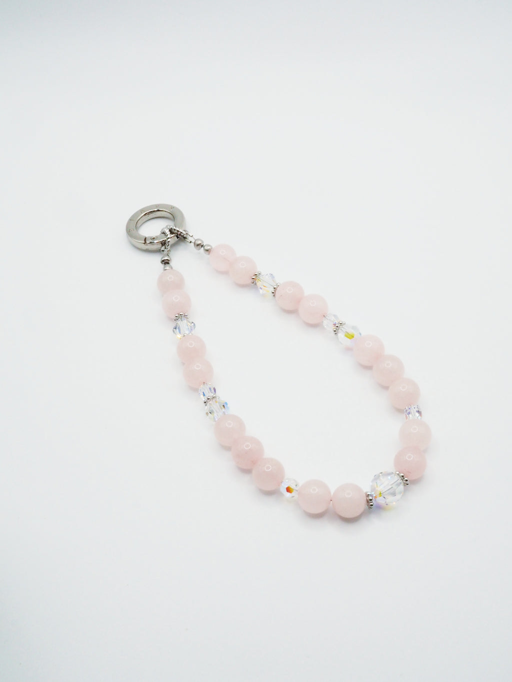Rose Quartz | Phone Chain Wrist Strap