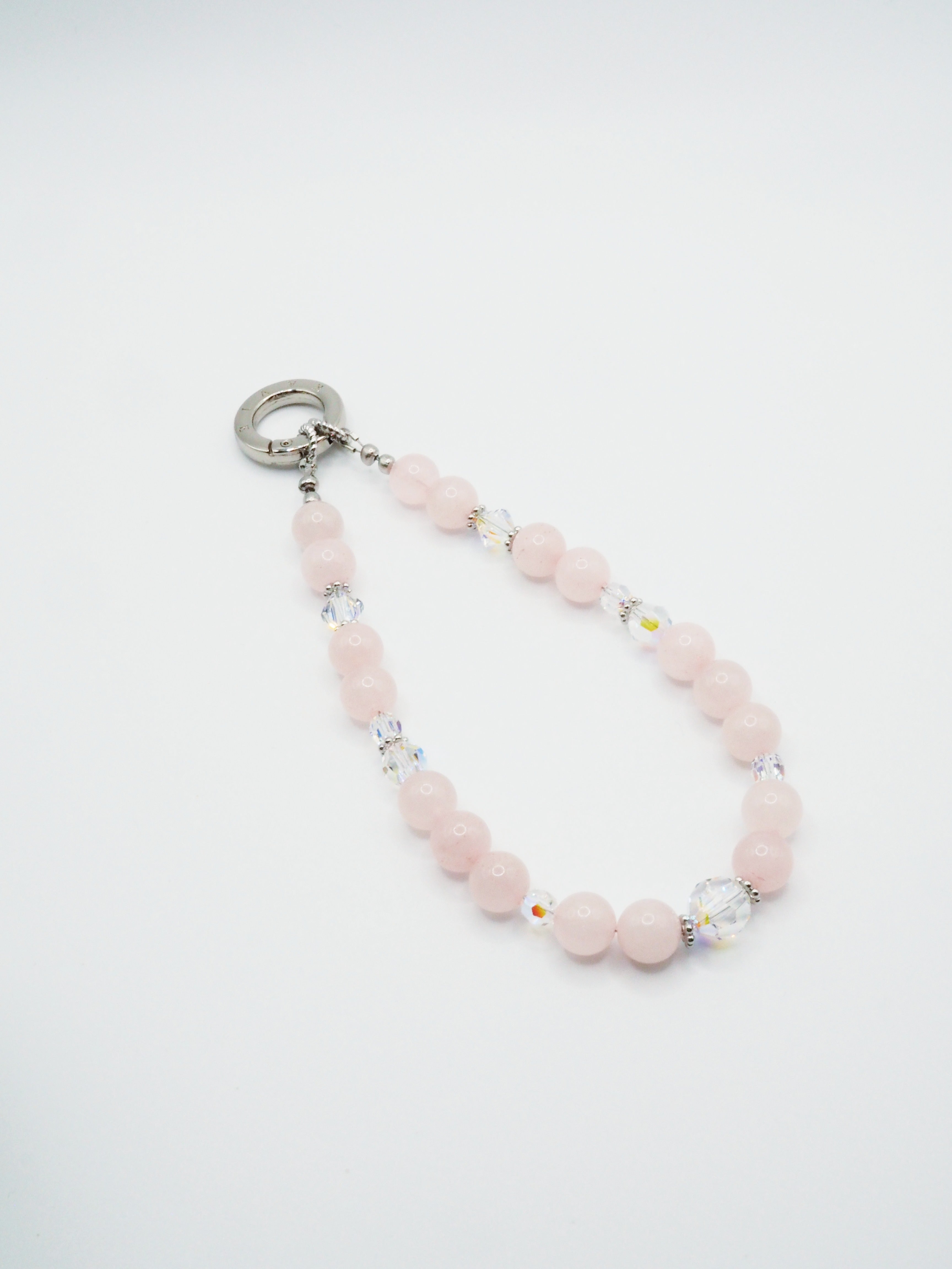 Rose Quartz | Phone Chain Wrist Strap