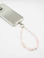 Rose Quartz | Phone Chain Wrist Strap