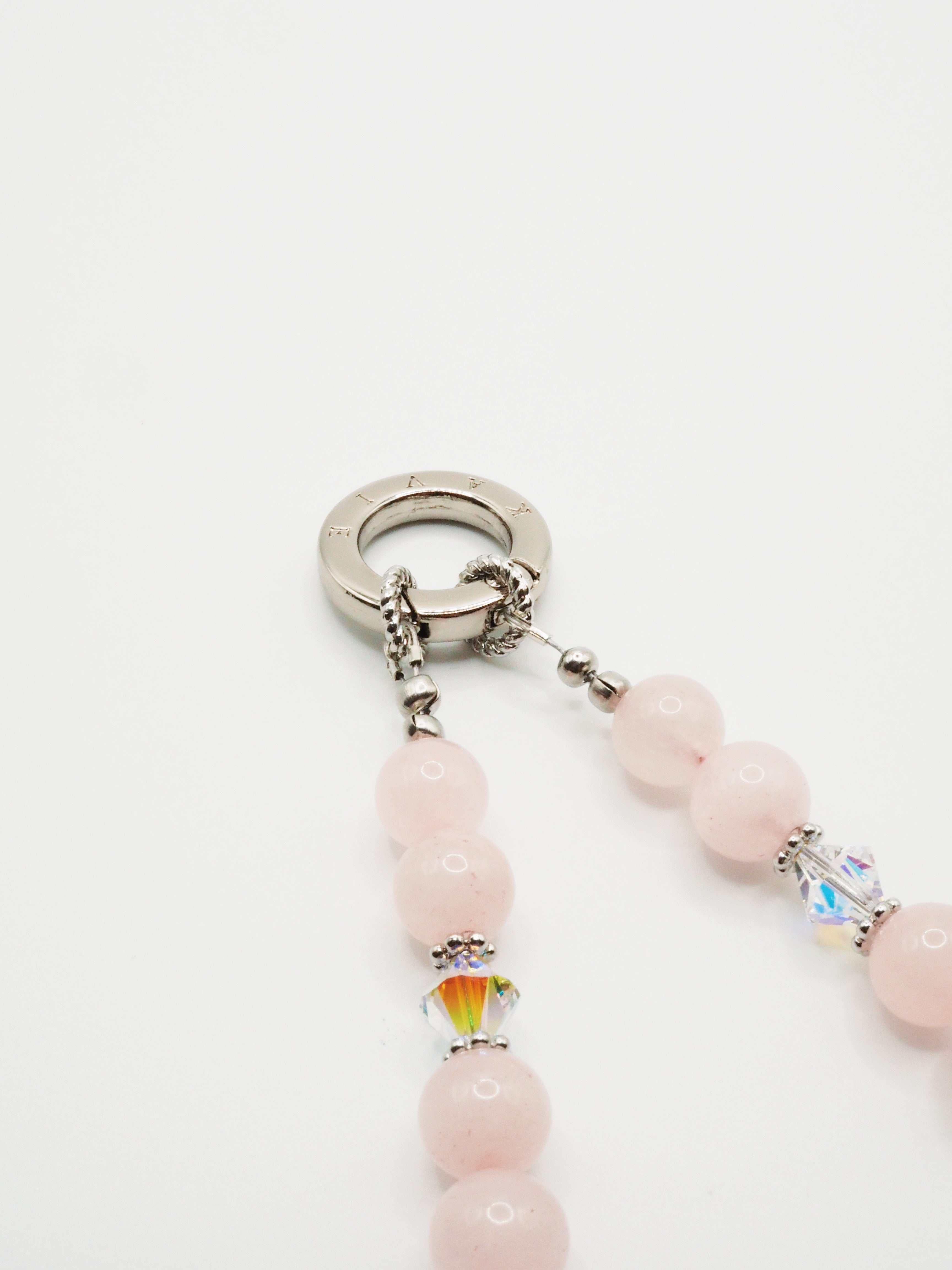 Rose Quartz | Phone Chain Wrist Strap