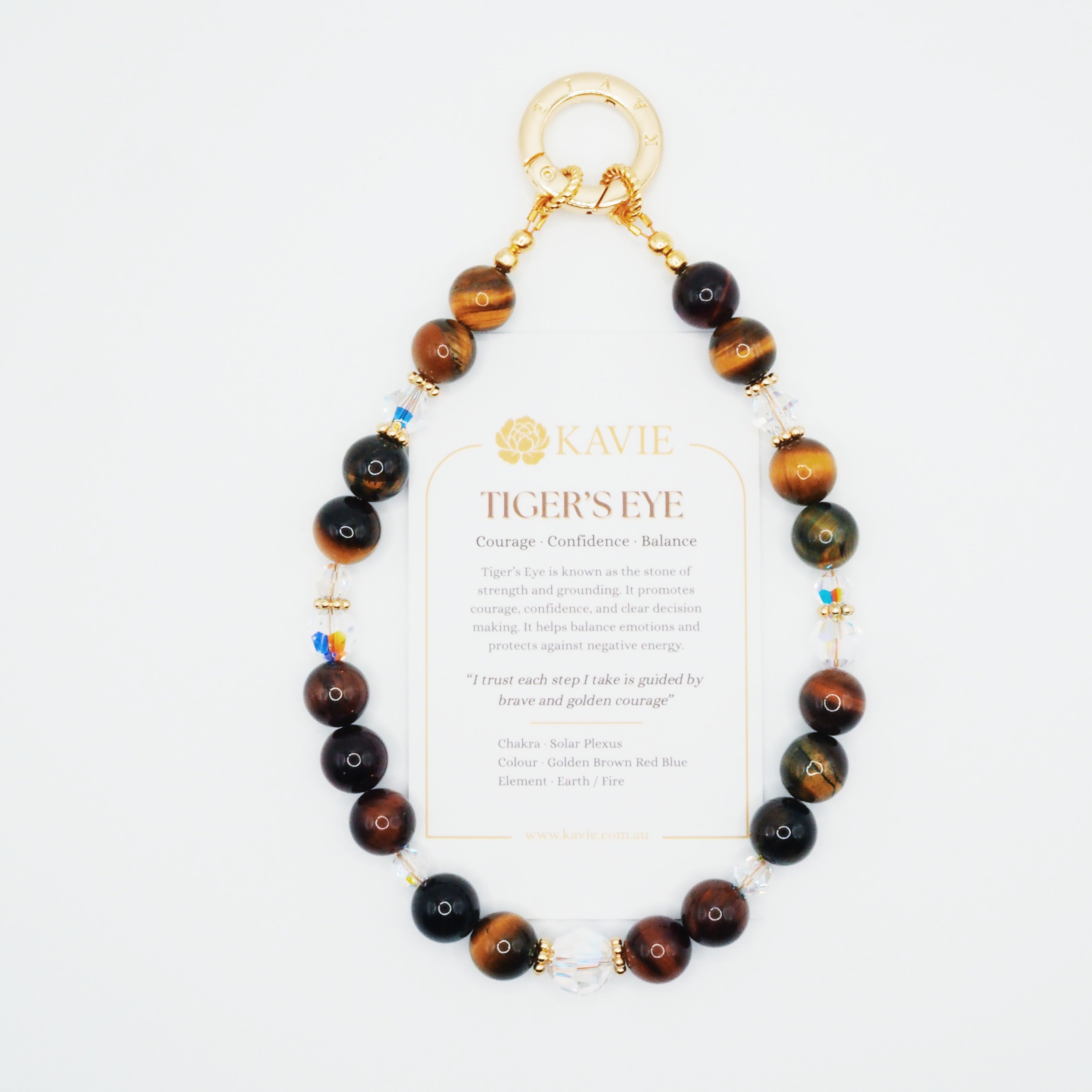 Tiger's Eye Collection | Phone Chain Wrist Strap