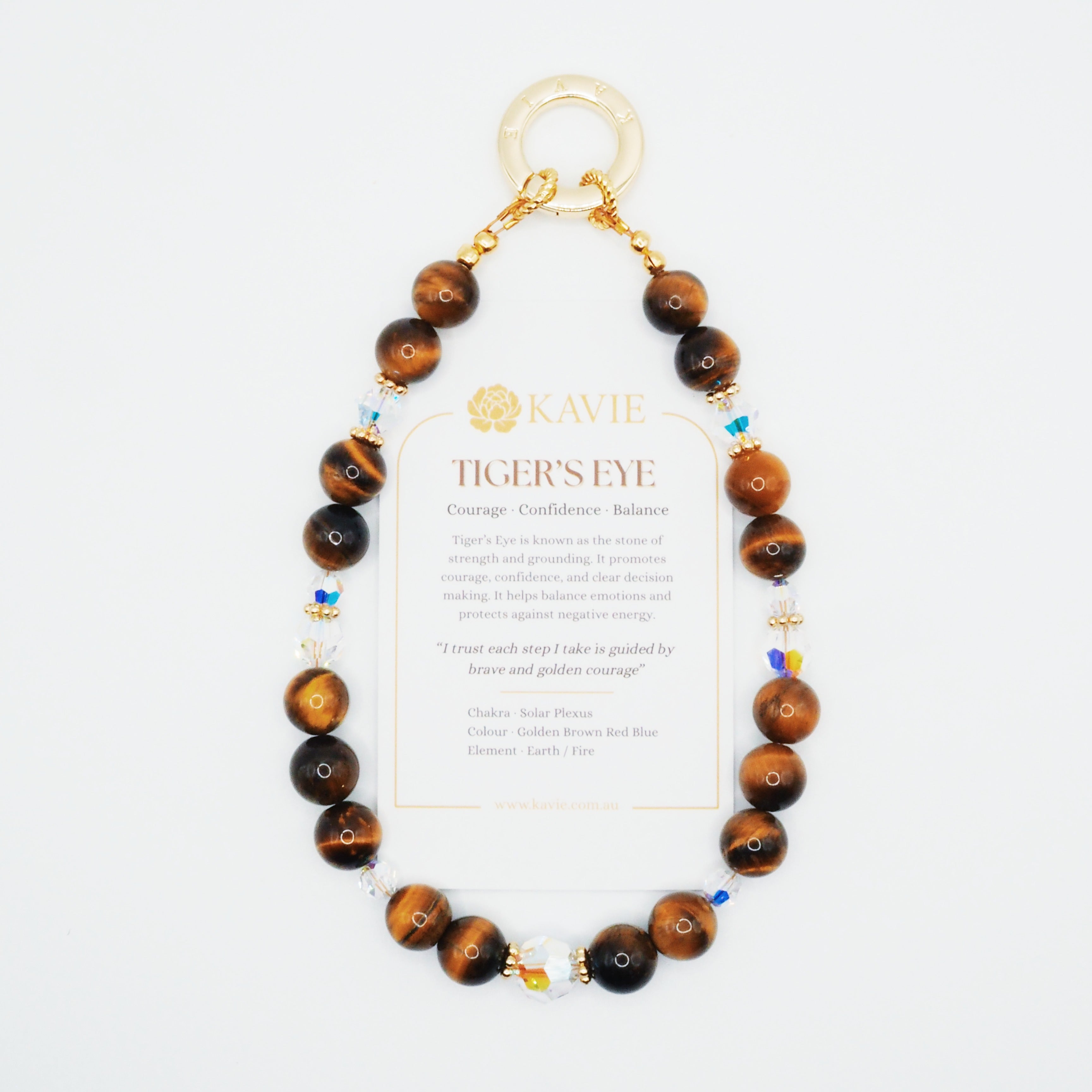 Tiger's Eye Classic | Phone Chain Wrist Strap