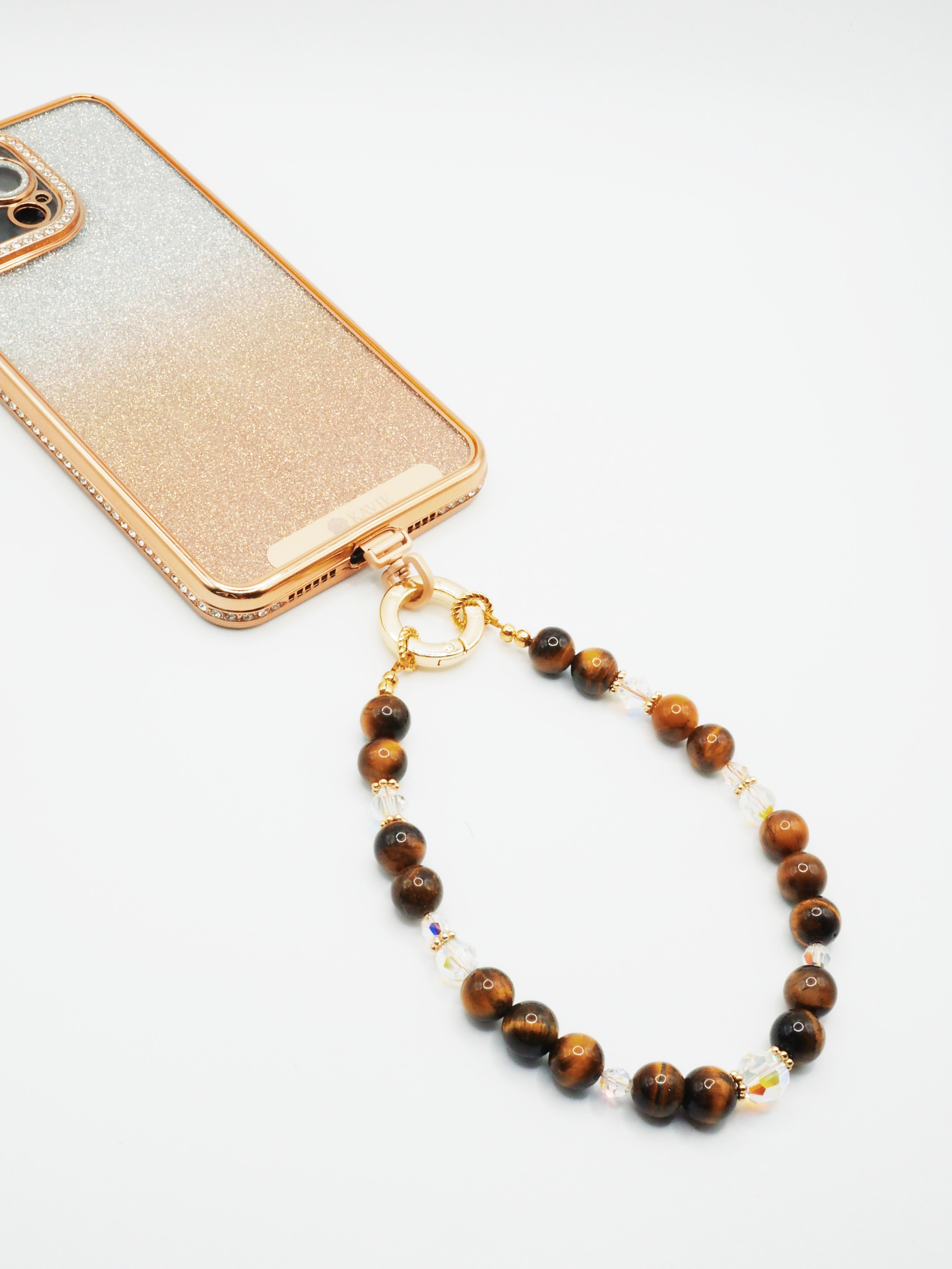 Tiger's Eye Classic | Phone Chain Wrist Strap
