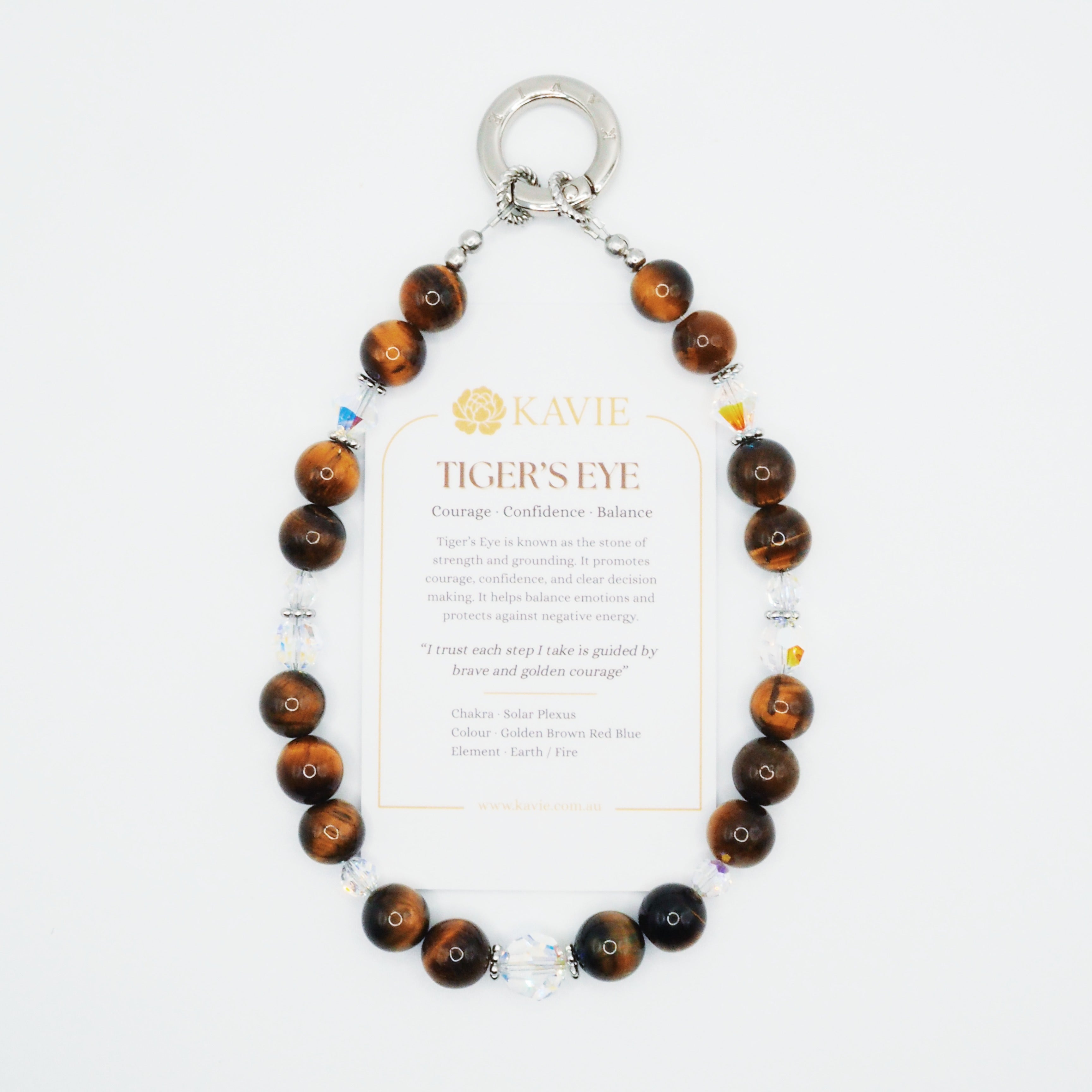 Tiger's Eye Classic | Phone Chain Wrist Strap