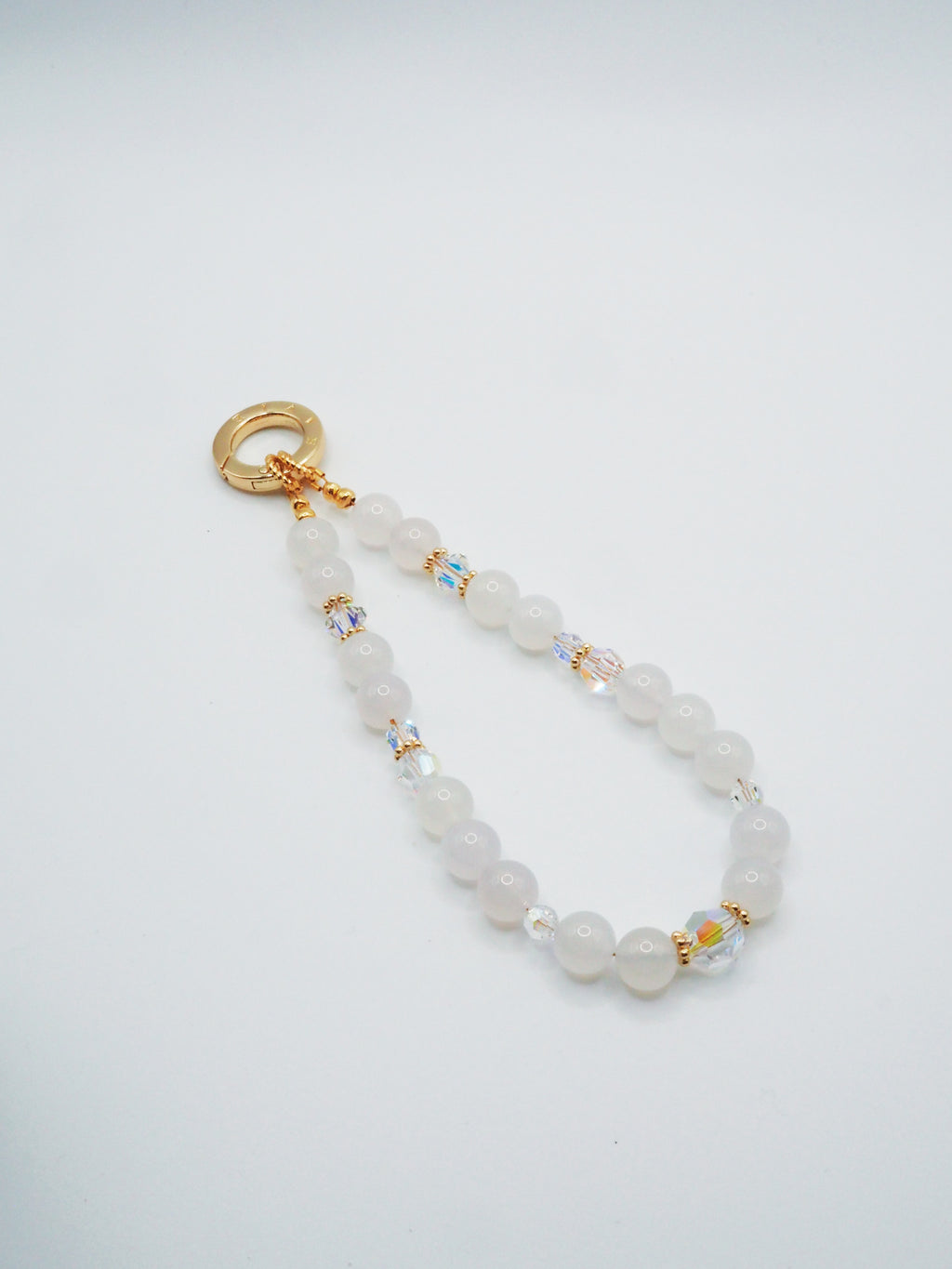 White Agate | Phone Chain Wrist Strap
