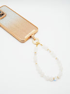 White Agate | Phone Chain Wrist Strap