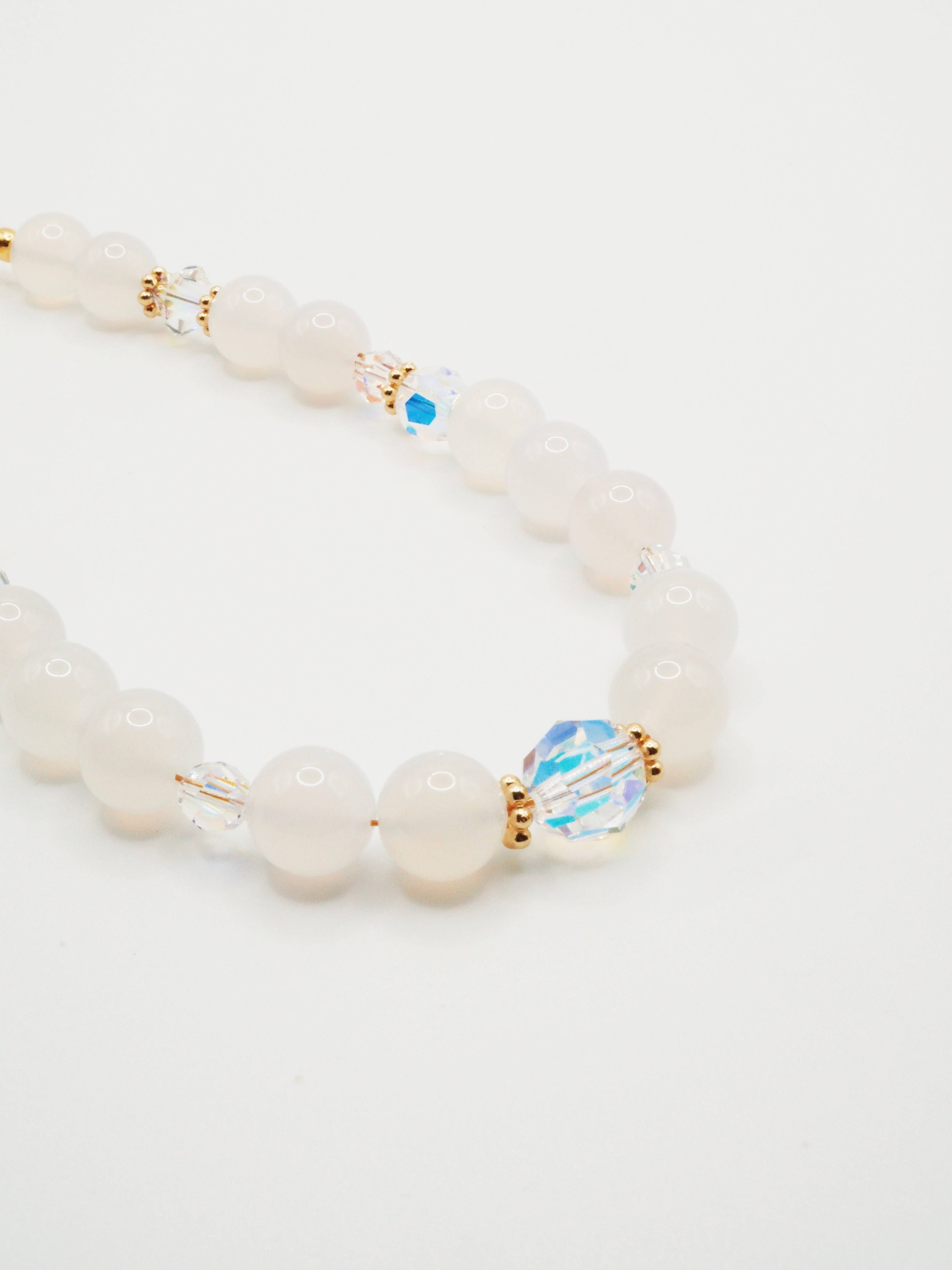 White Agate | Phone Chain Wrist Strap