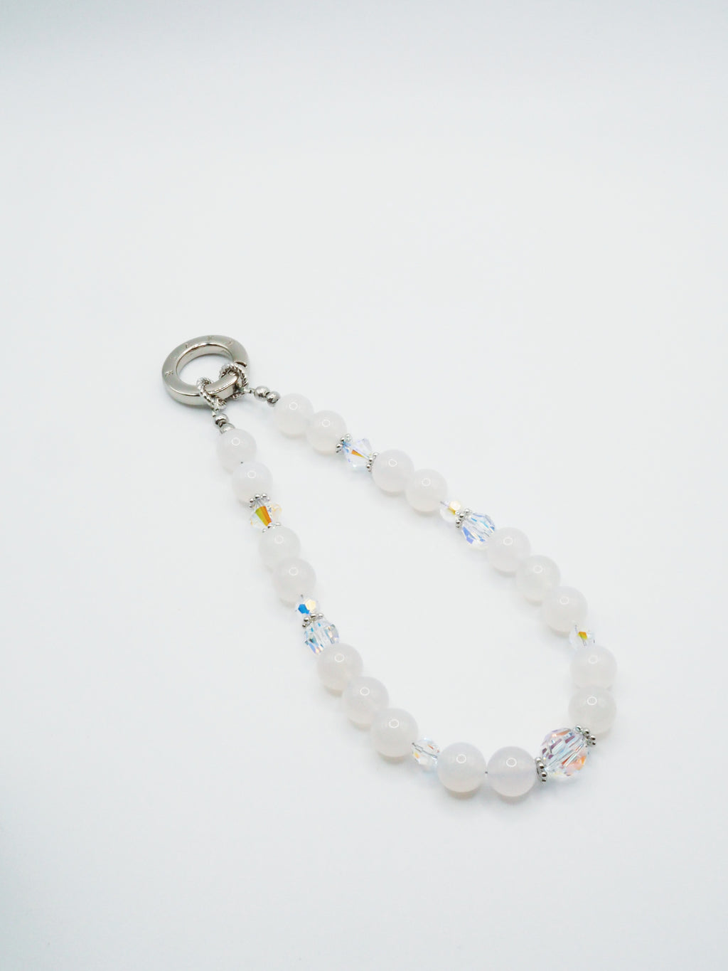 White Agate | Phone Chain Wrist Strap